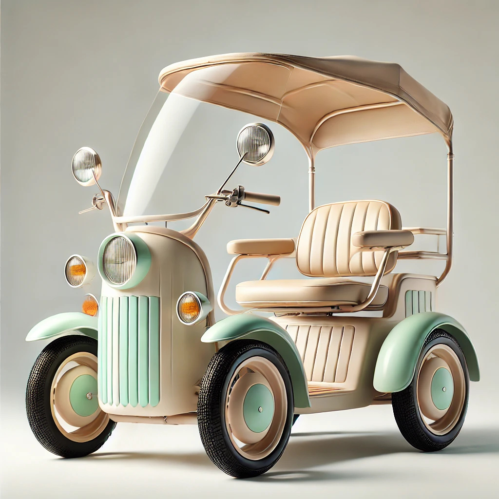 Leisure tricycle，Design，AI design，