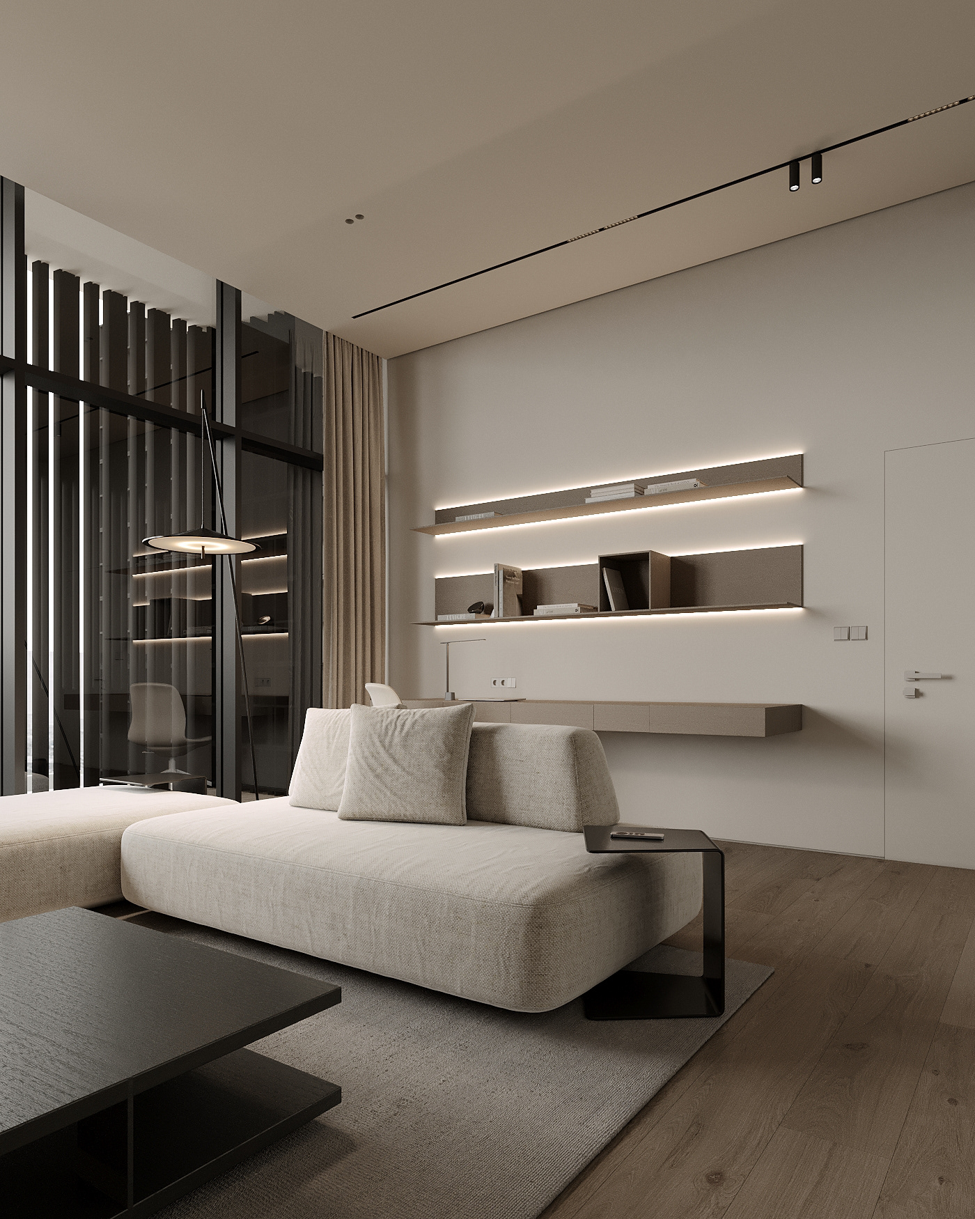 work area，Learning space，a living room，Efficient，