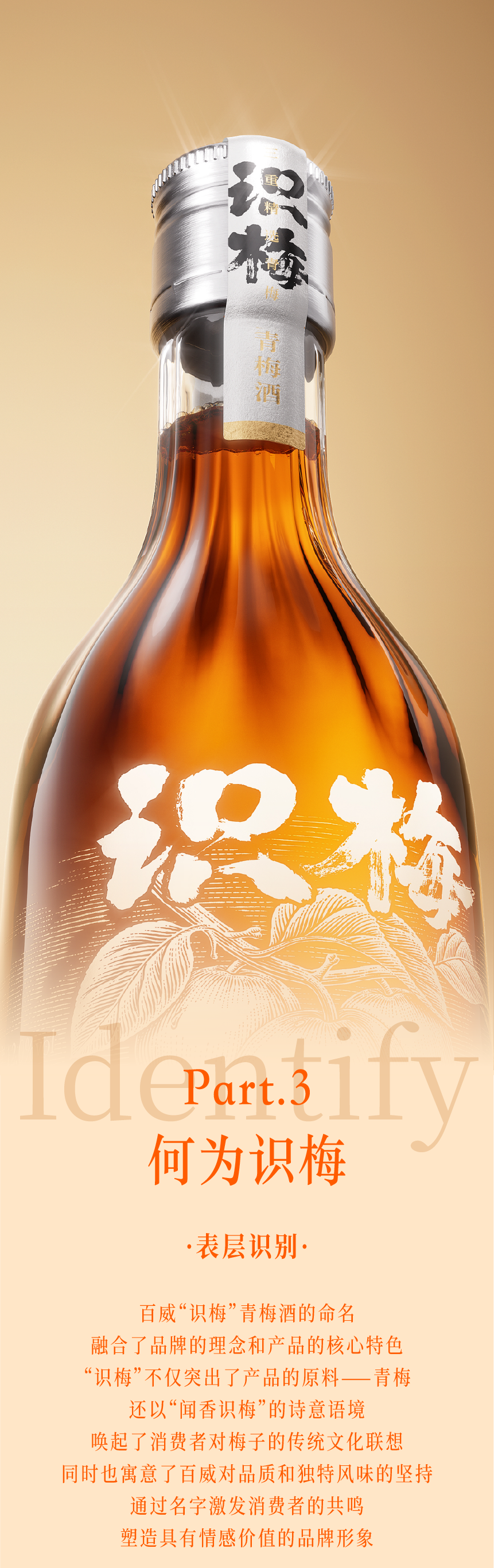 Budweiser，Budweiser Plum Wine，packing design，Brand naming，Container open，Illustration design，Render，