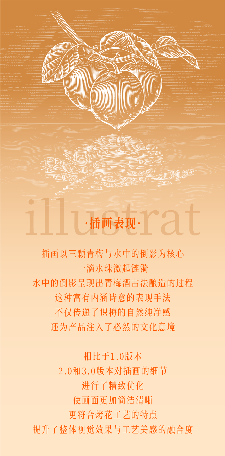 Budweiser，Budweiser Plum Wine，packing design，Brand naming，Container open，Illustration design，Render，