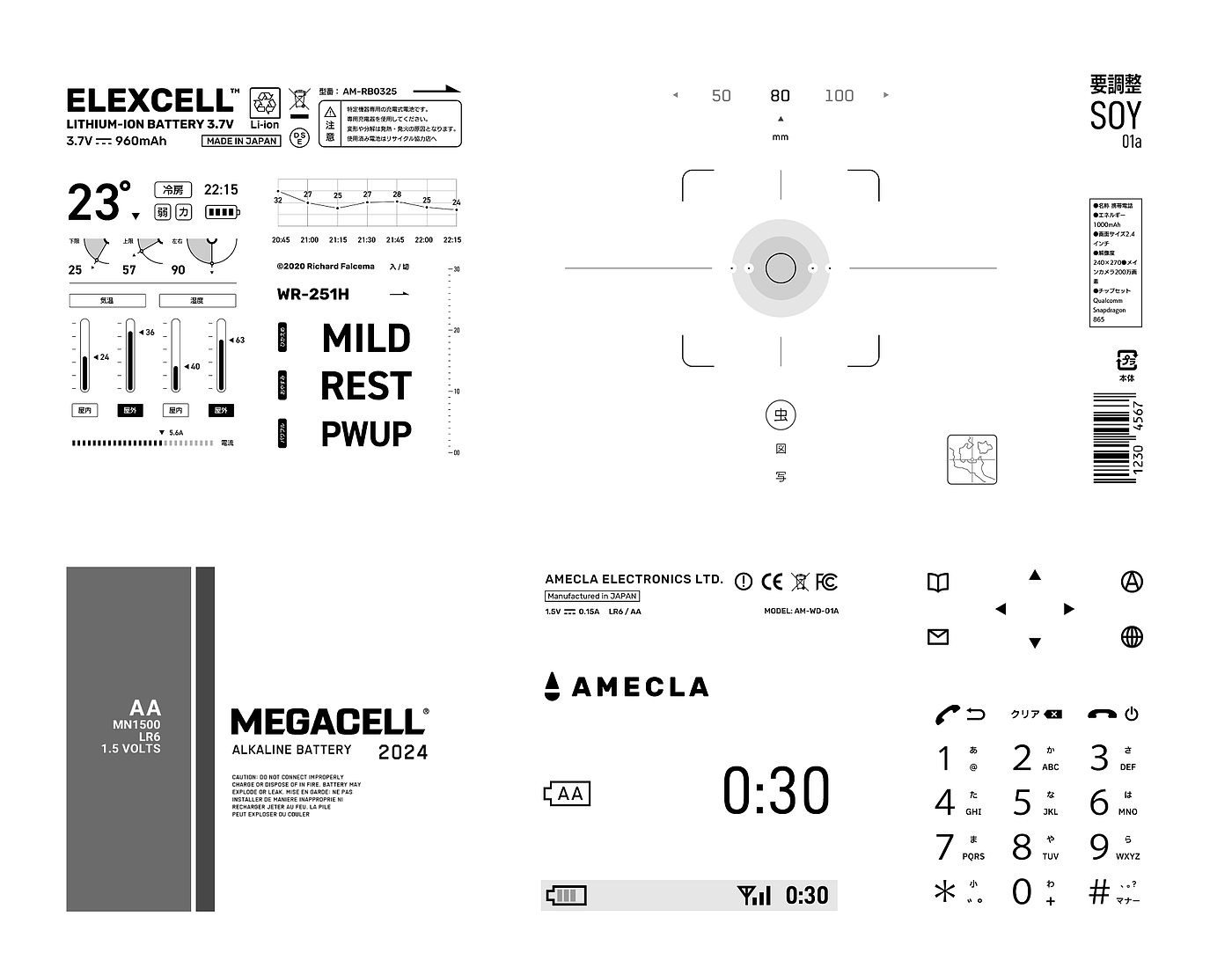 Electronic equipment，Fictronics，MEGANEFY，CARTON，