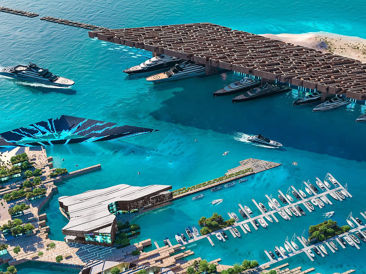 Super Yacht ，Luxury Community，Jaumur Wharf，Saudi Arabia，