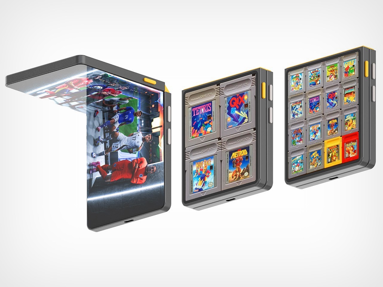 Game Boy Flip，recreational machines，conceptual design，Digital，