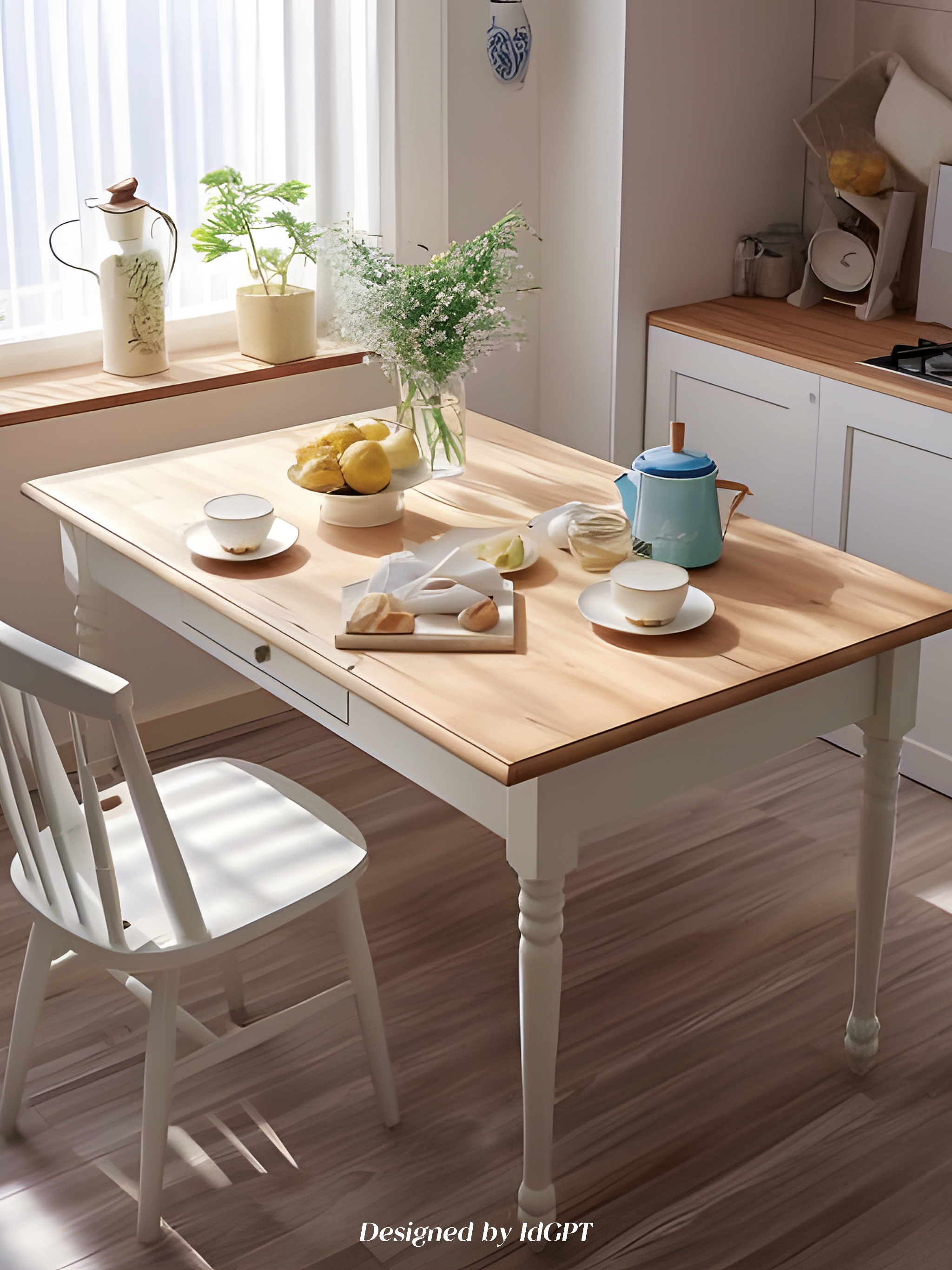 AIGC, AI, Home Furniture, Dining Table，
