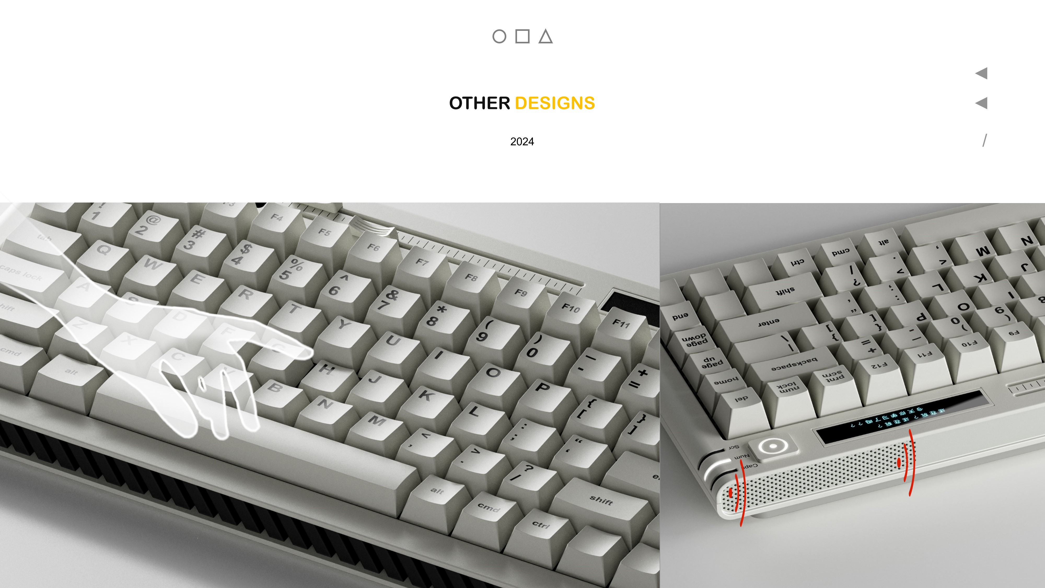 industrial design，product design，Design case sharing，Design aesthetics，keyboard，Original CGD，Original design，Design sharing，