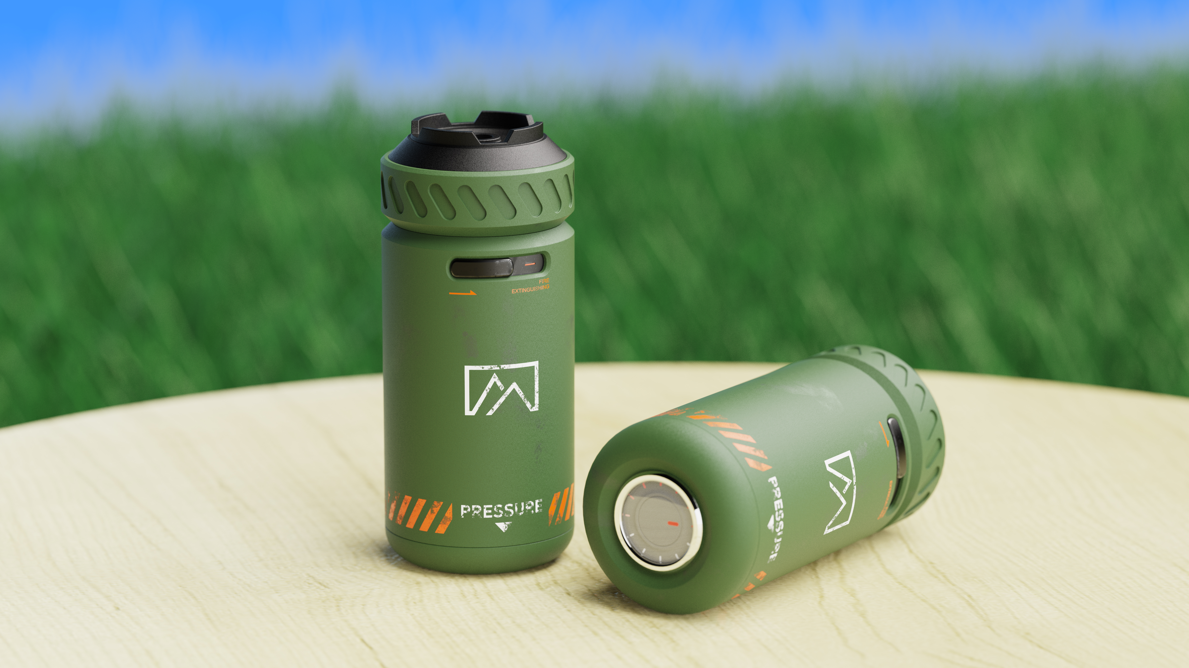 Fire Extinguisher，outdoors，