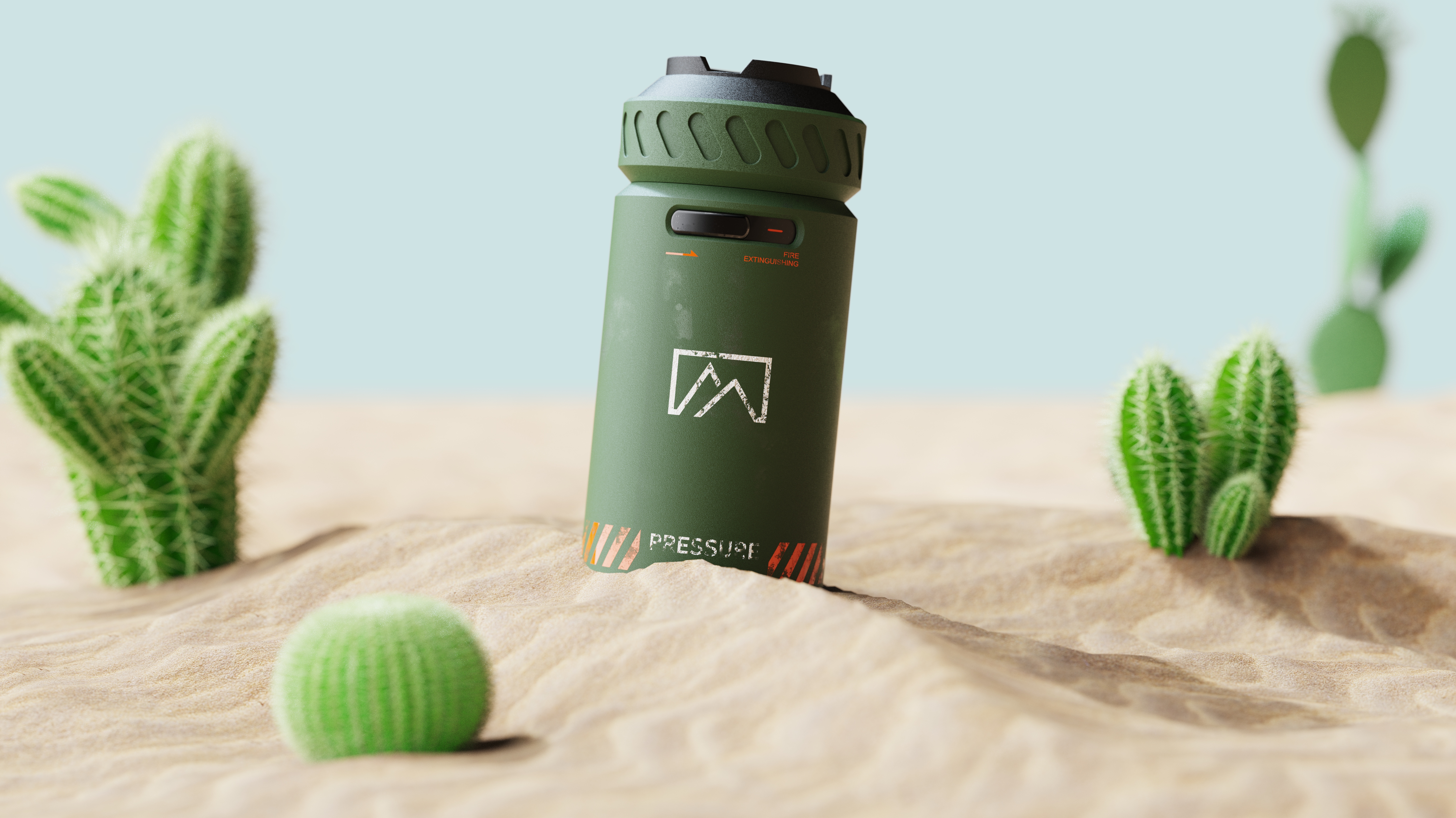 Fire Extinguisher，outdoors，