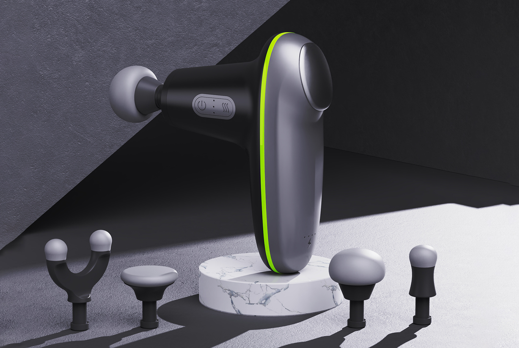 Fascia gun，Hot compress，