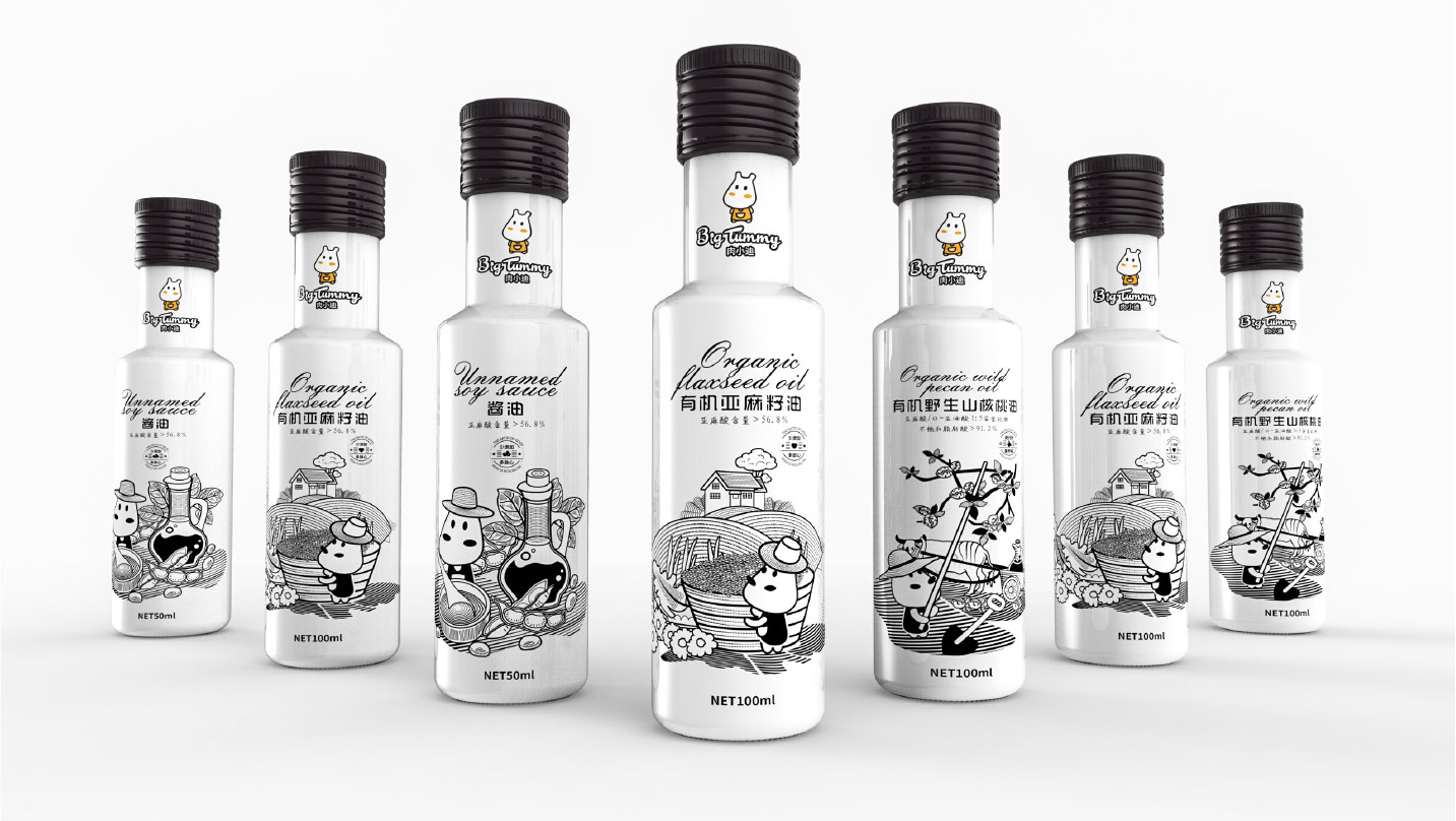 edible oil packaging，Xizi Design，