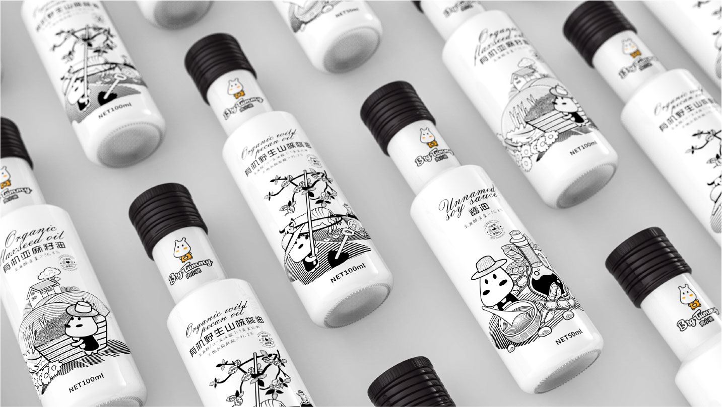 edible oil packaging，Xizi Design，