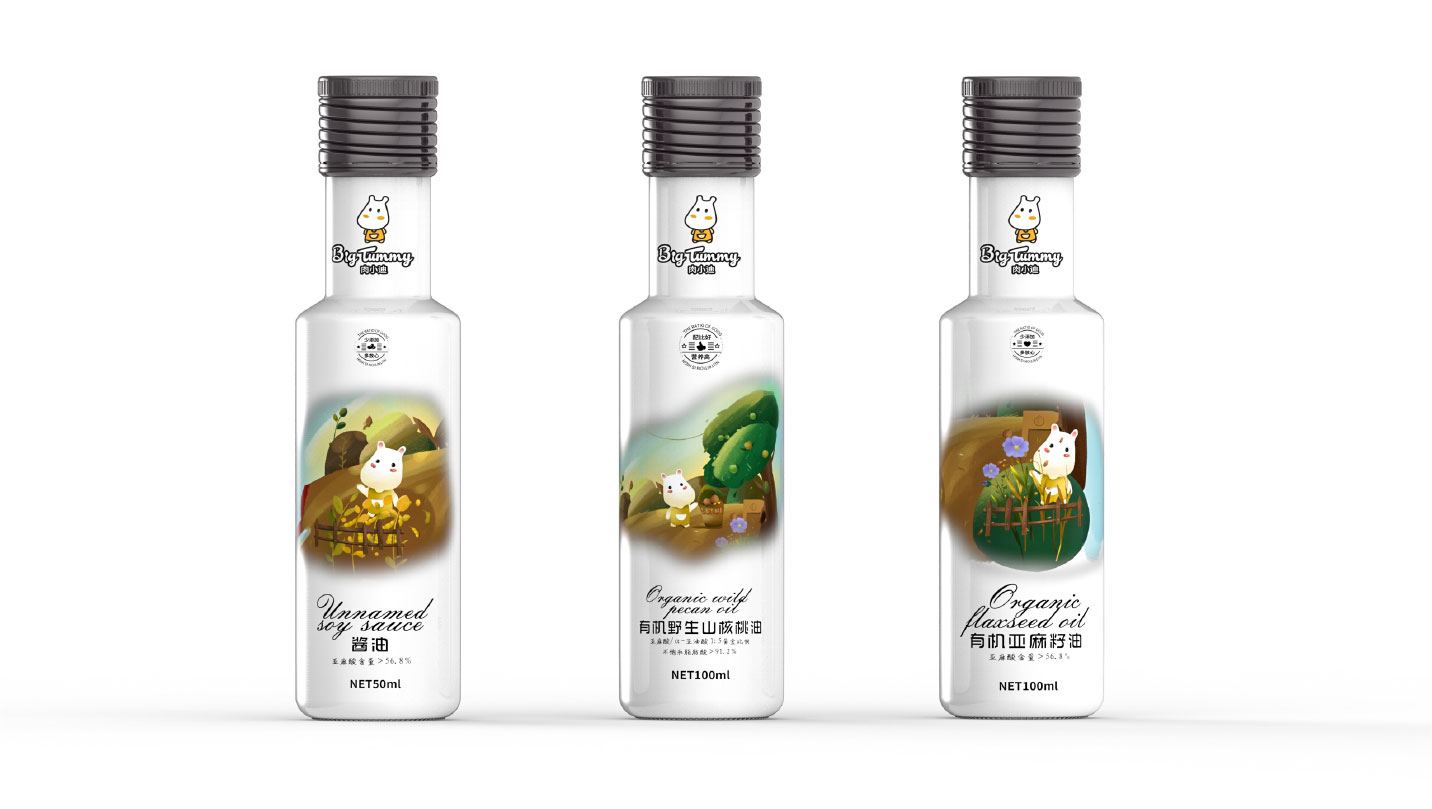 edible oil packaging，Xizi Design，