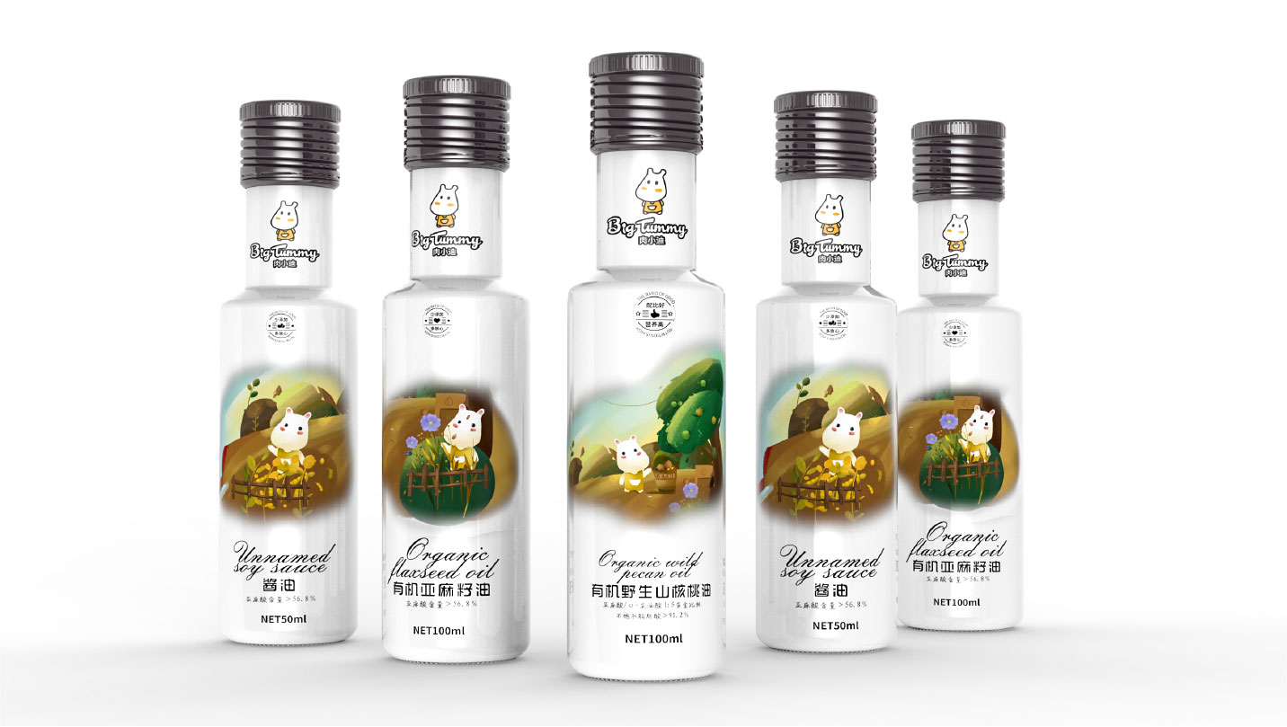 edible oil packaging，Xizi Design，