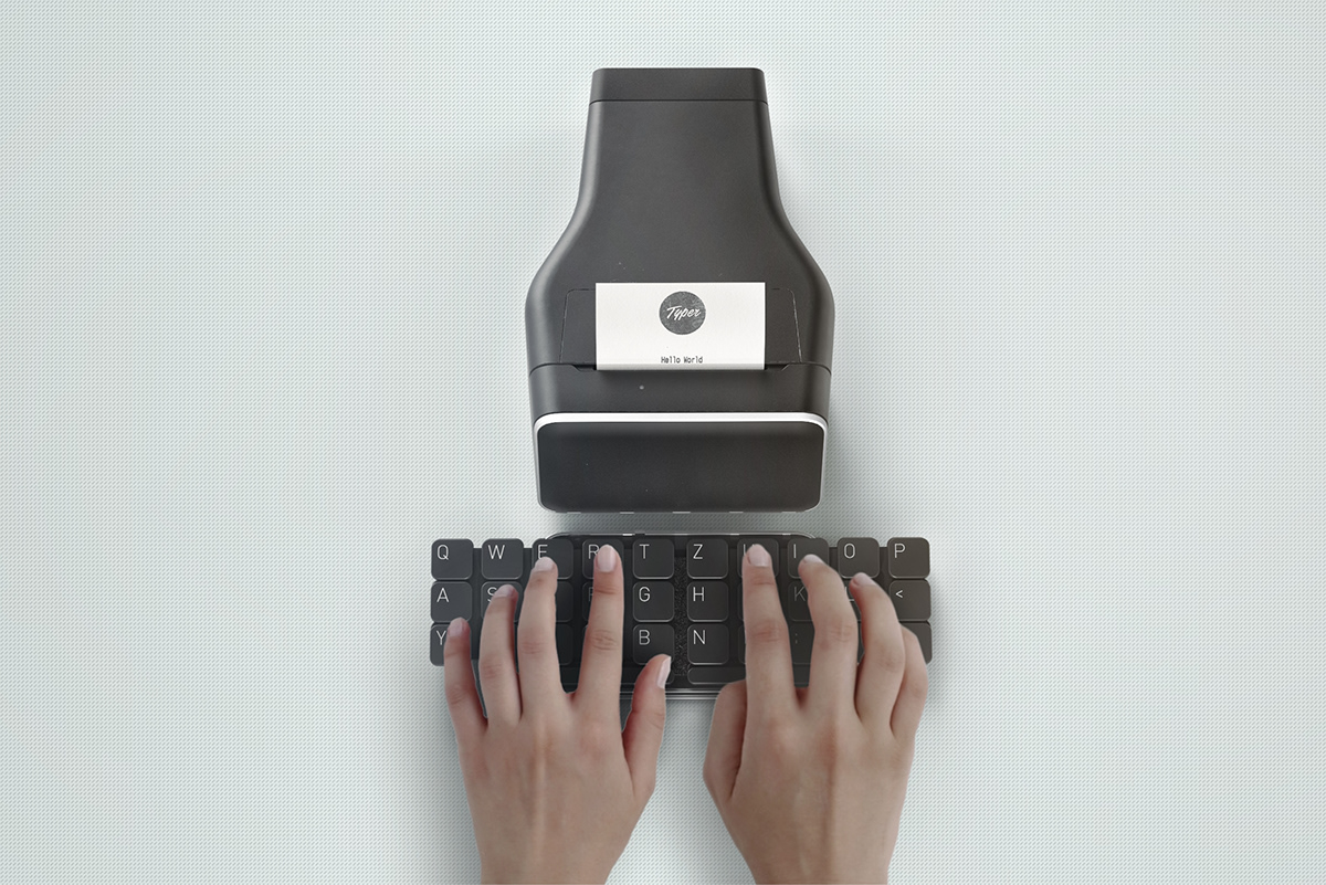 industrial design，electronic product，Retro，typewriter，