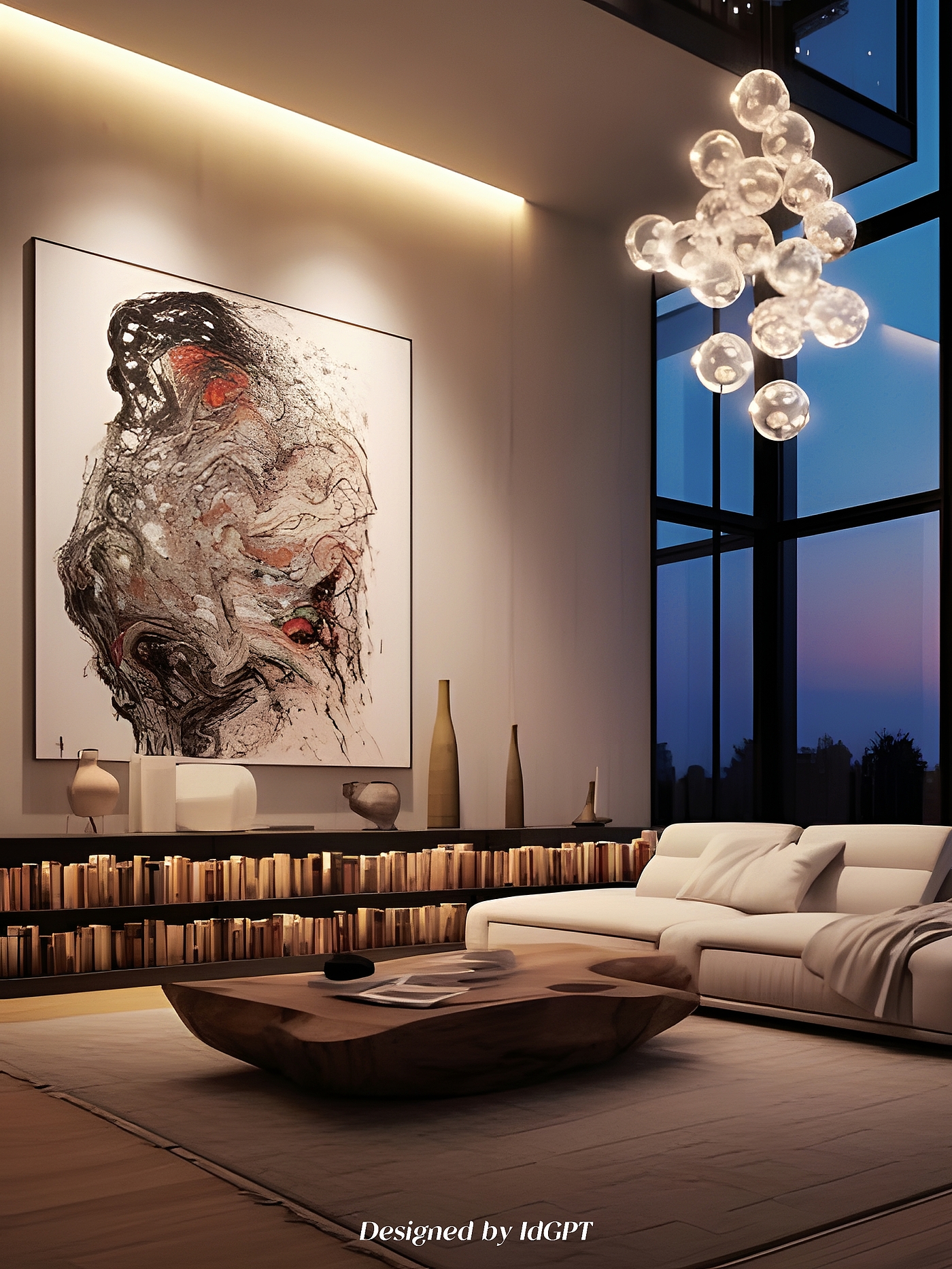 AIGC, AI, Furniture Home, Modern Lighting，