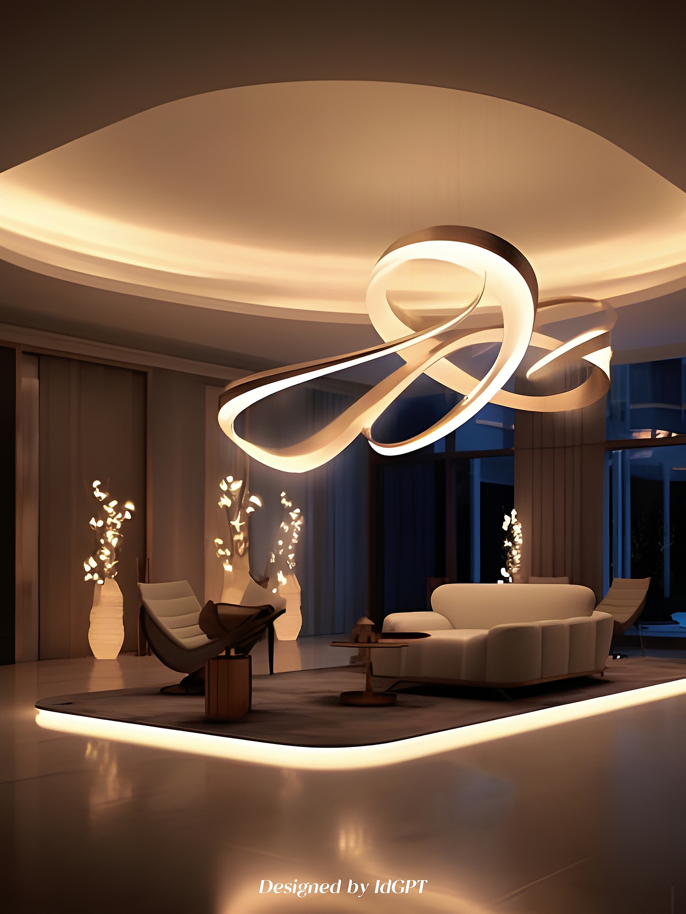 AIGC, AI, Furniture Home, Modern Lighting，