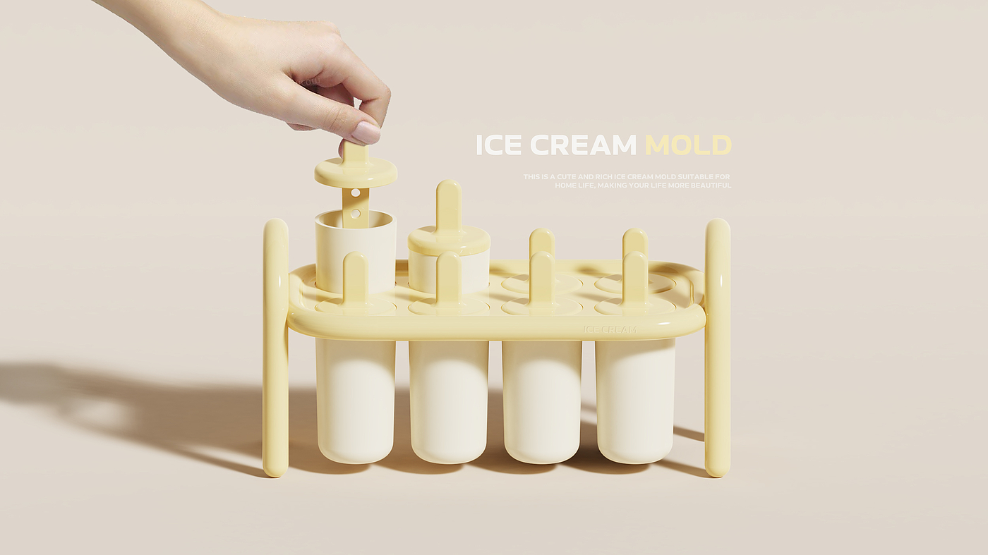 Ice cream，Ice cream mold，geometry，Mellow，