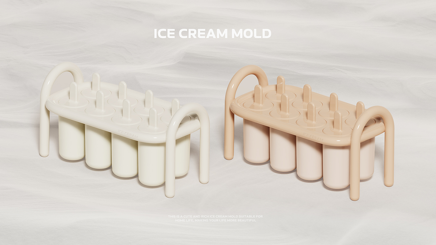 Ice cream，Ice cream mold，geometry，Mellow，