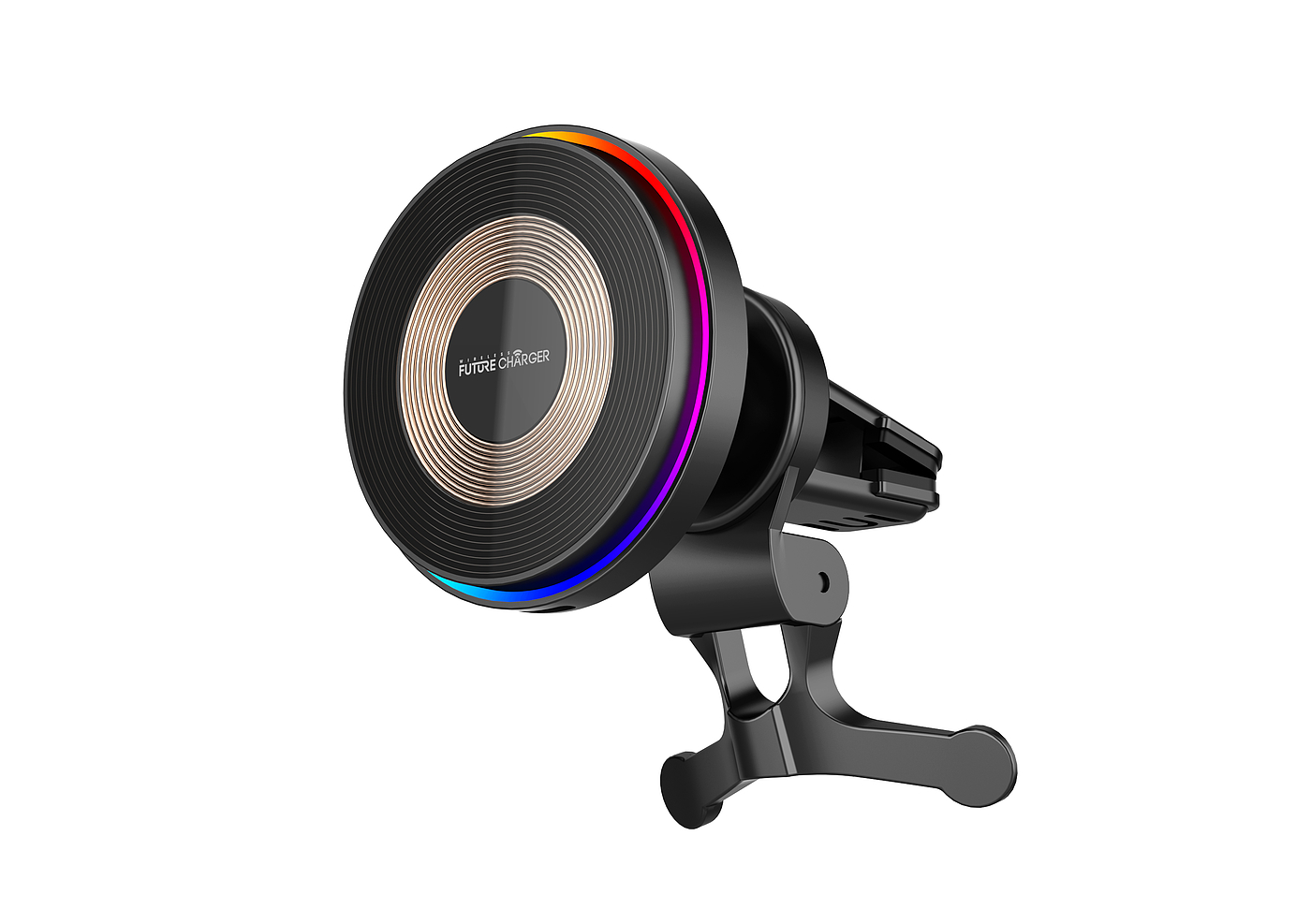 Magnetic suction car wireless charger，