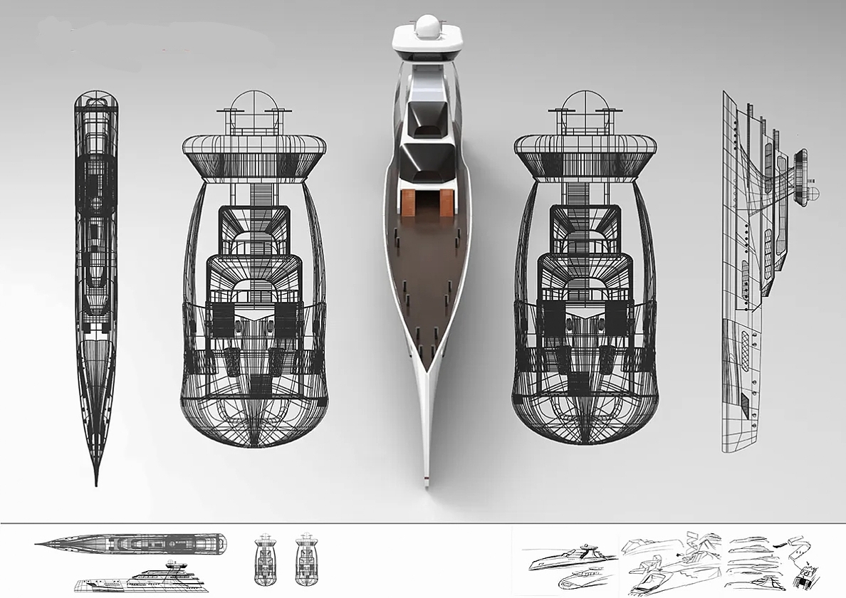 Marine water transport vehicles，