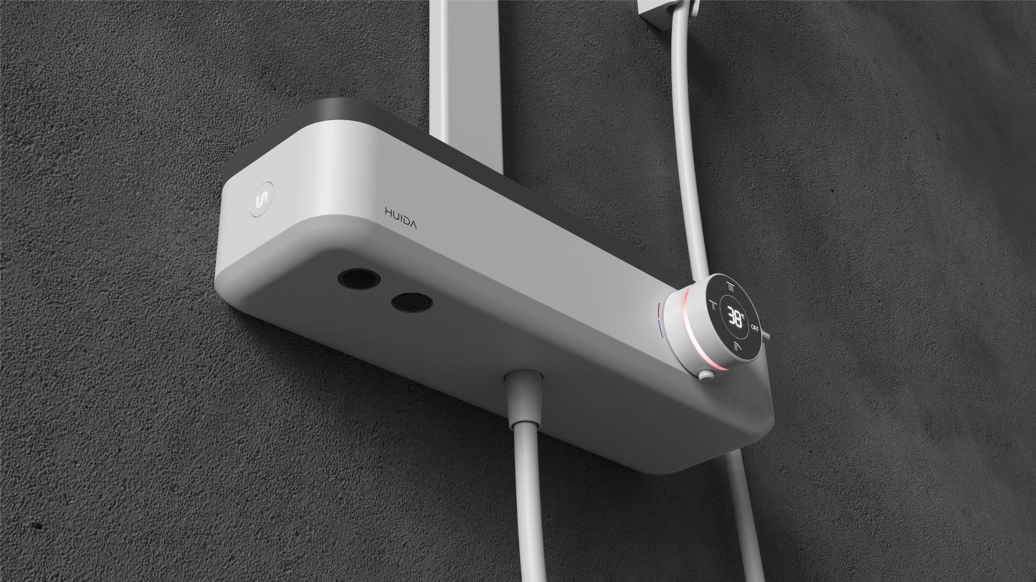 Digital display，Induction，gray contrast，Shower/faucet，red dot，