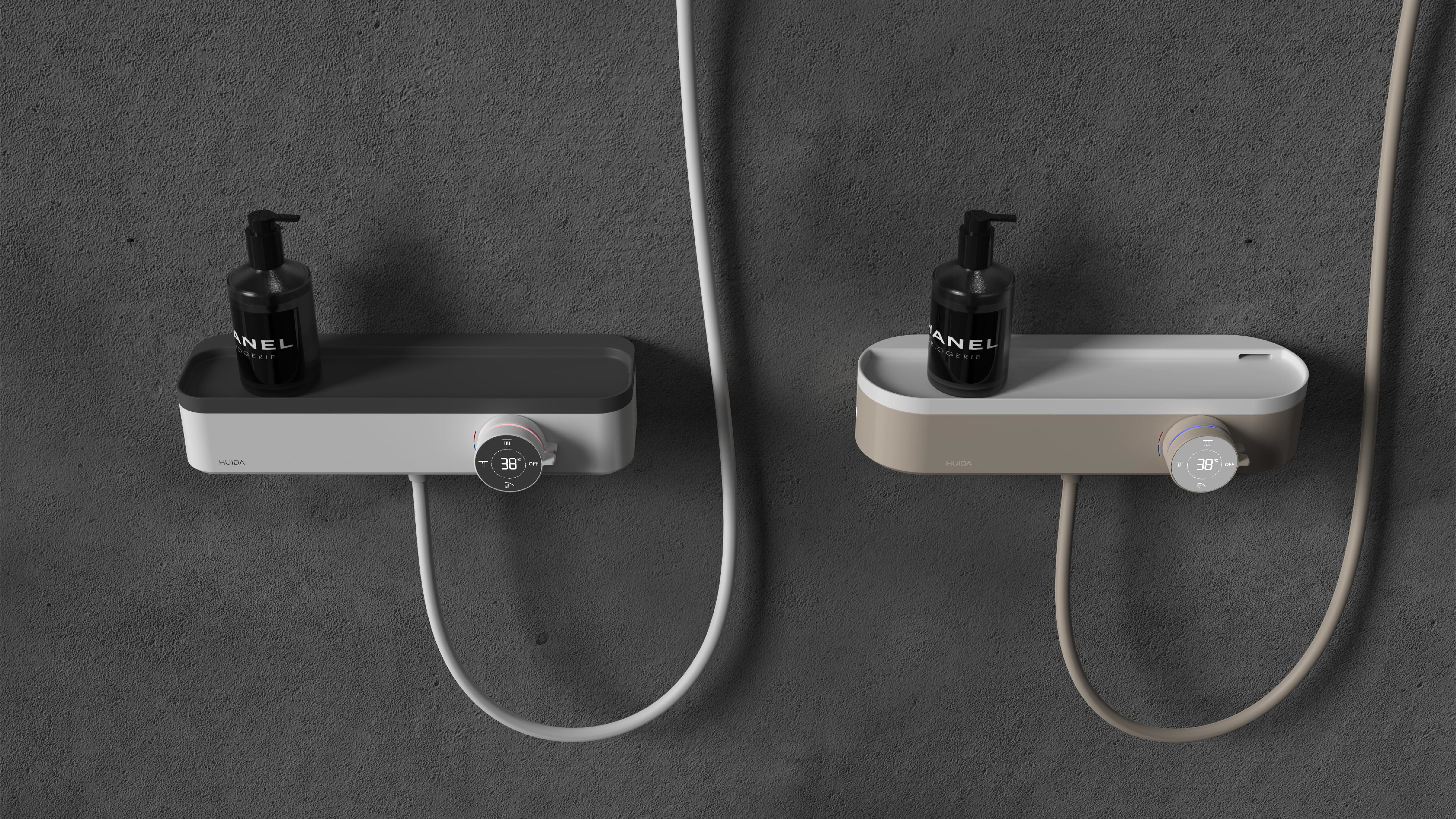 Digital display，Induction，gray contrast，Shower/faucet，red dot，