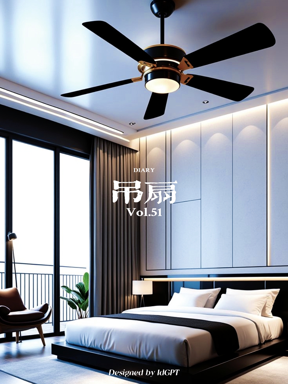 AIGC, AI, Home, Ceiling Fan，