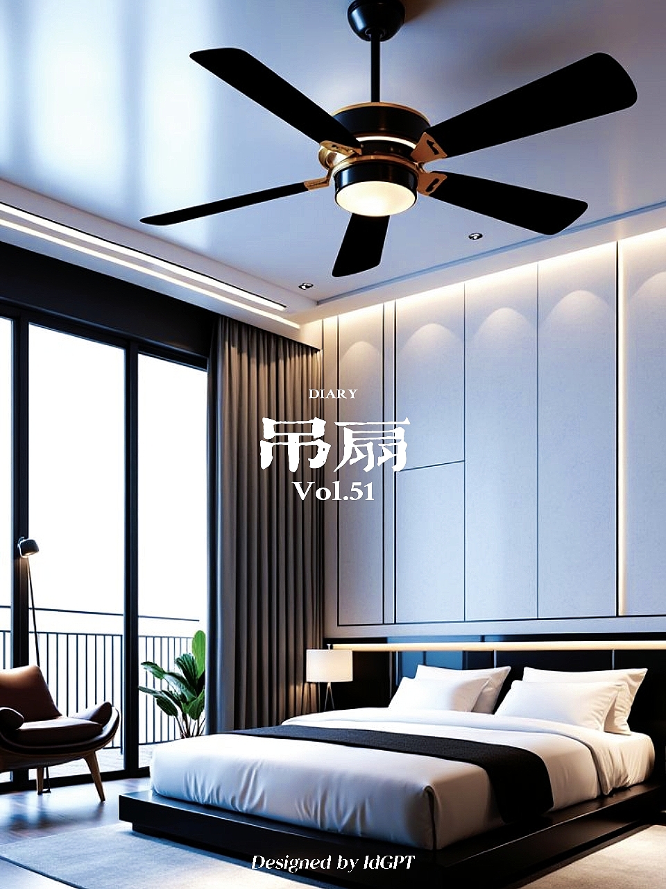AIGC, AI, Home, Ceiling Fan，