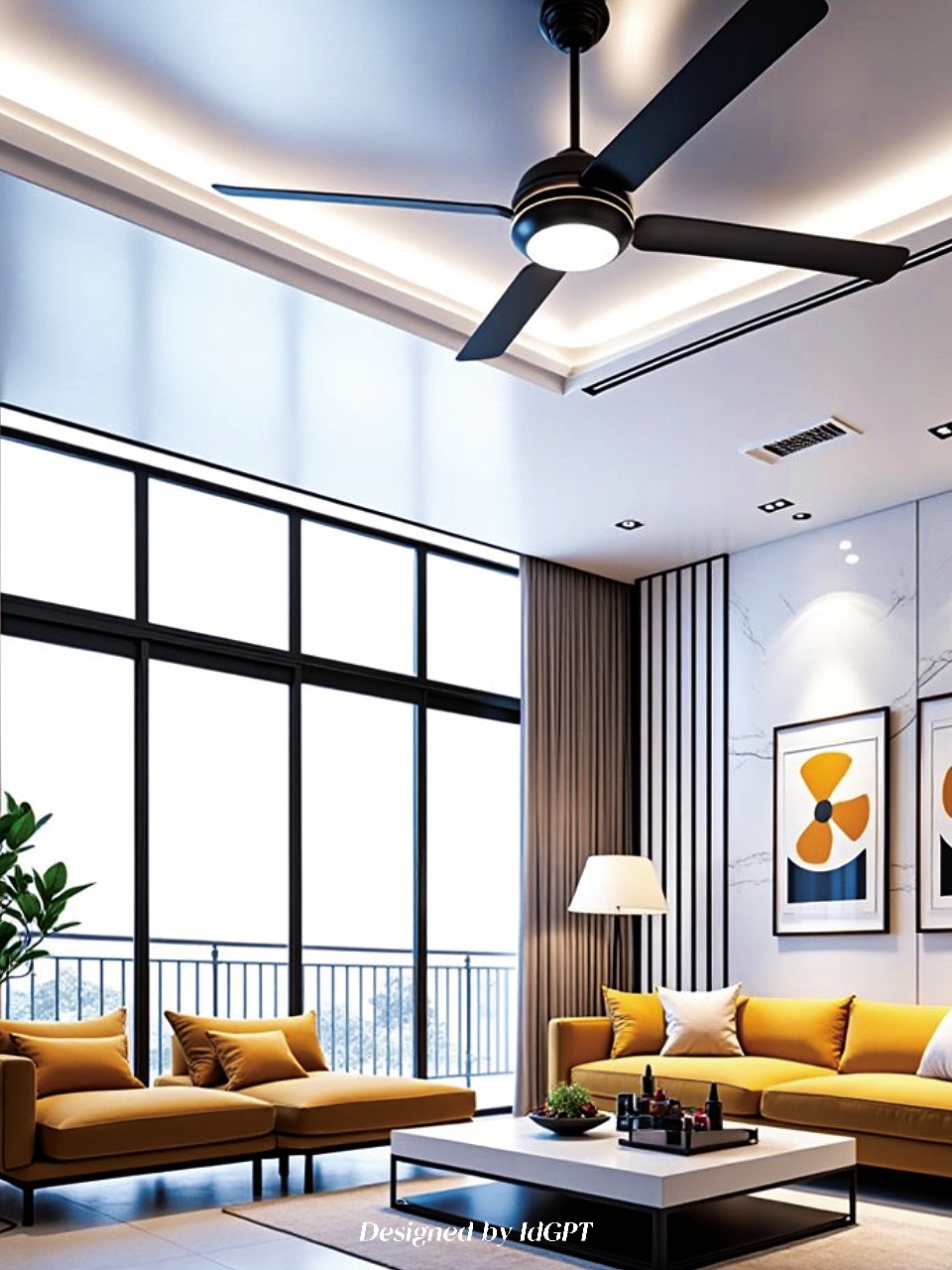 AIGC, AI, Home, Ceiling Fan，