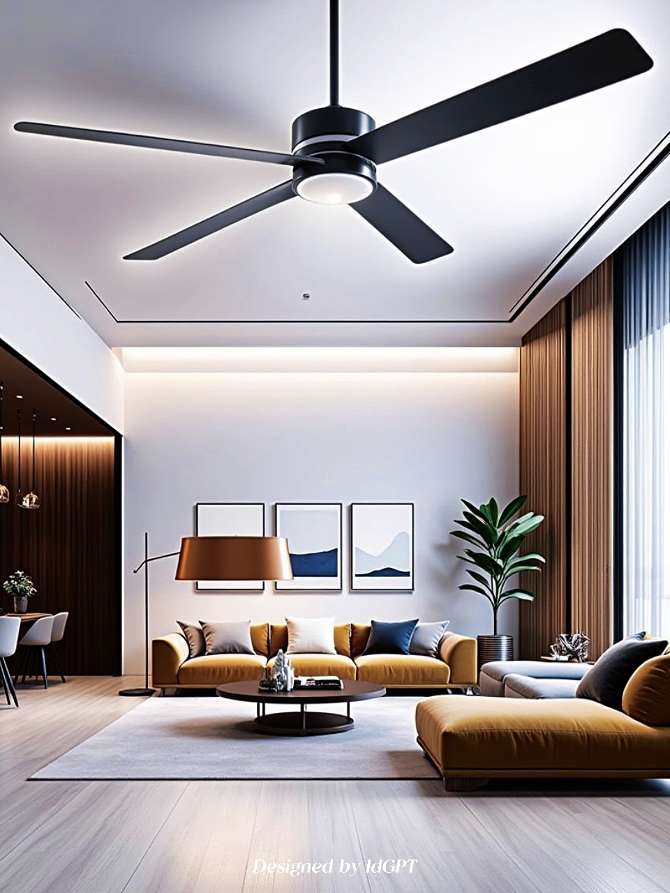 AIGC, AI, Home, Ceiling Fan，
