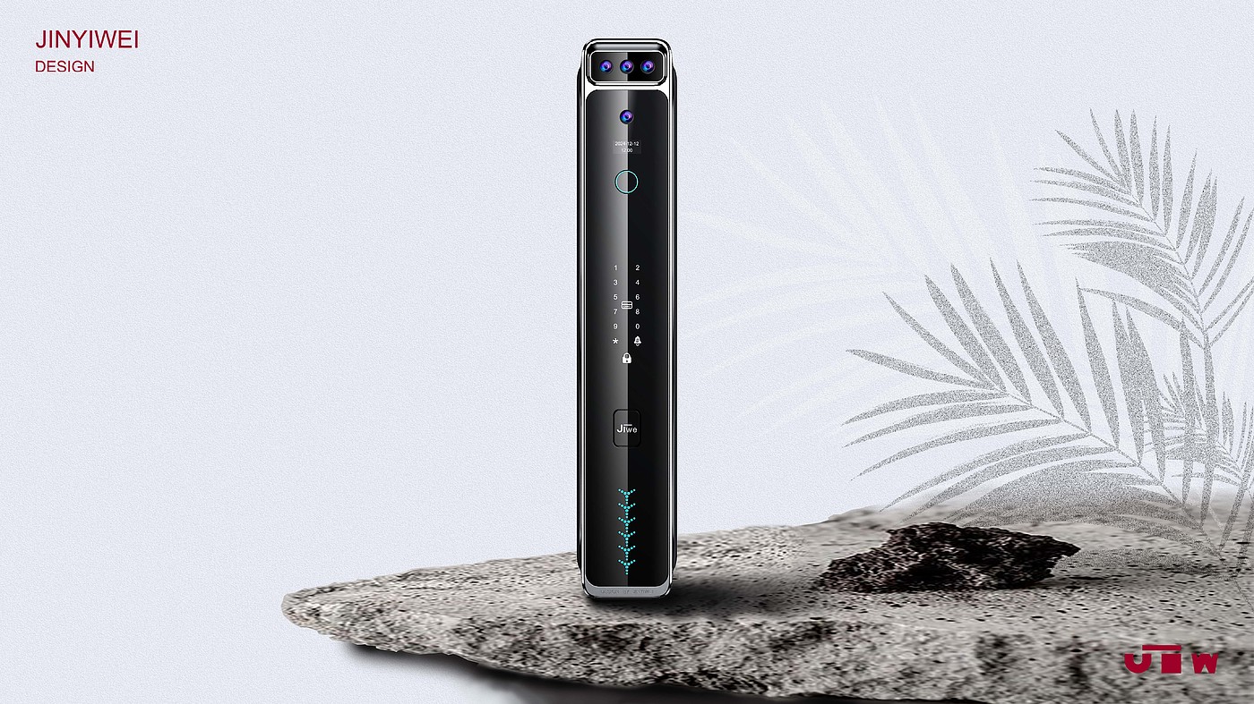 Intelligent lock，Fingerprint lock，Smart home，Intelligent door lock，industrial design，product design，