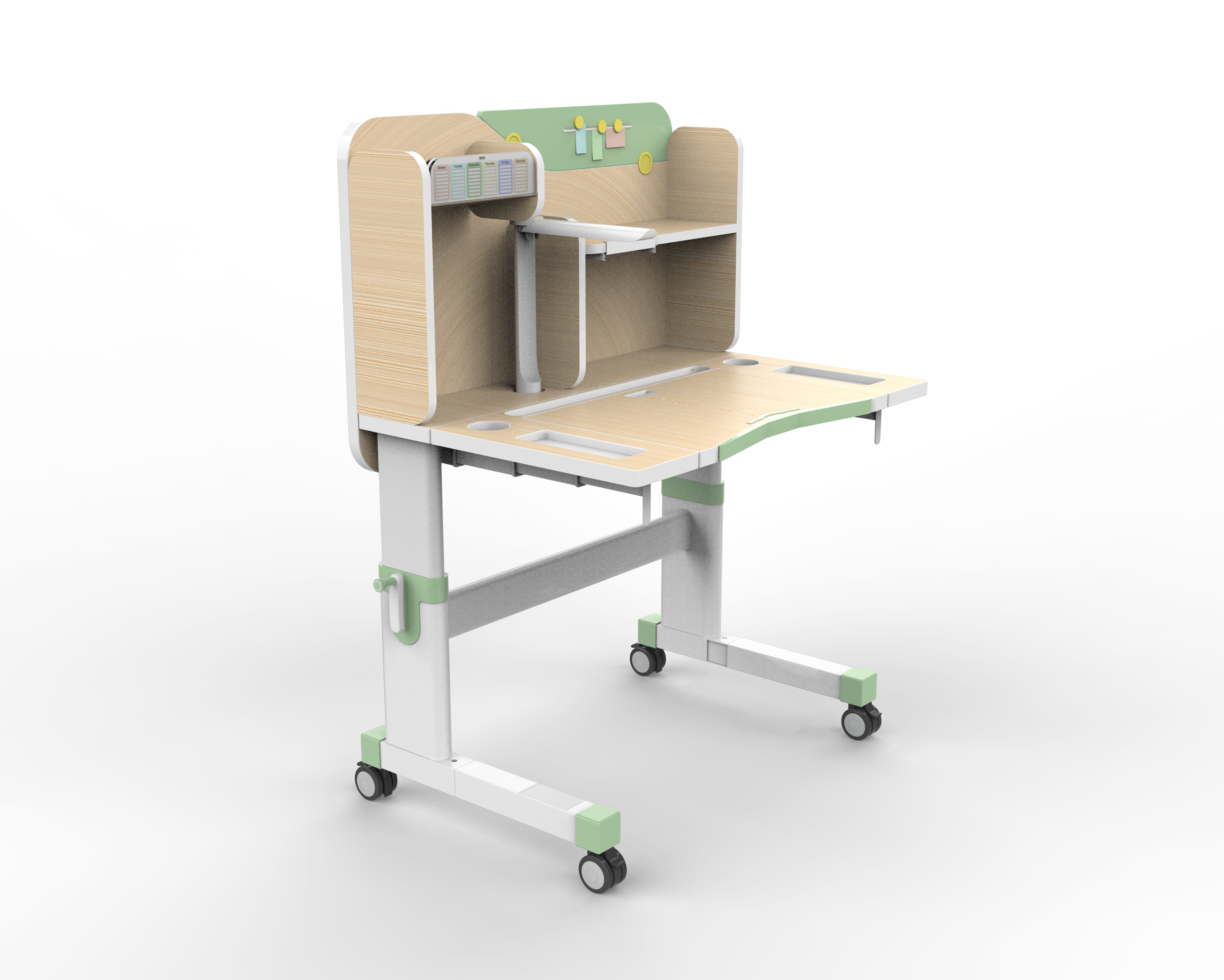 Learning table，modeling，furniture，Home Furnishing，industrial design，Render，product design，