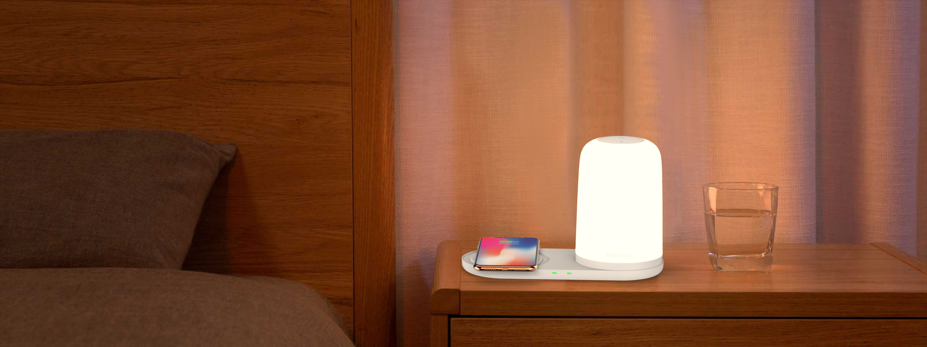 Night light wireless charging，