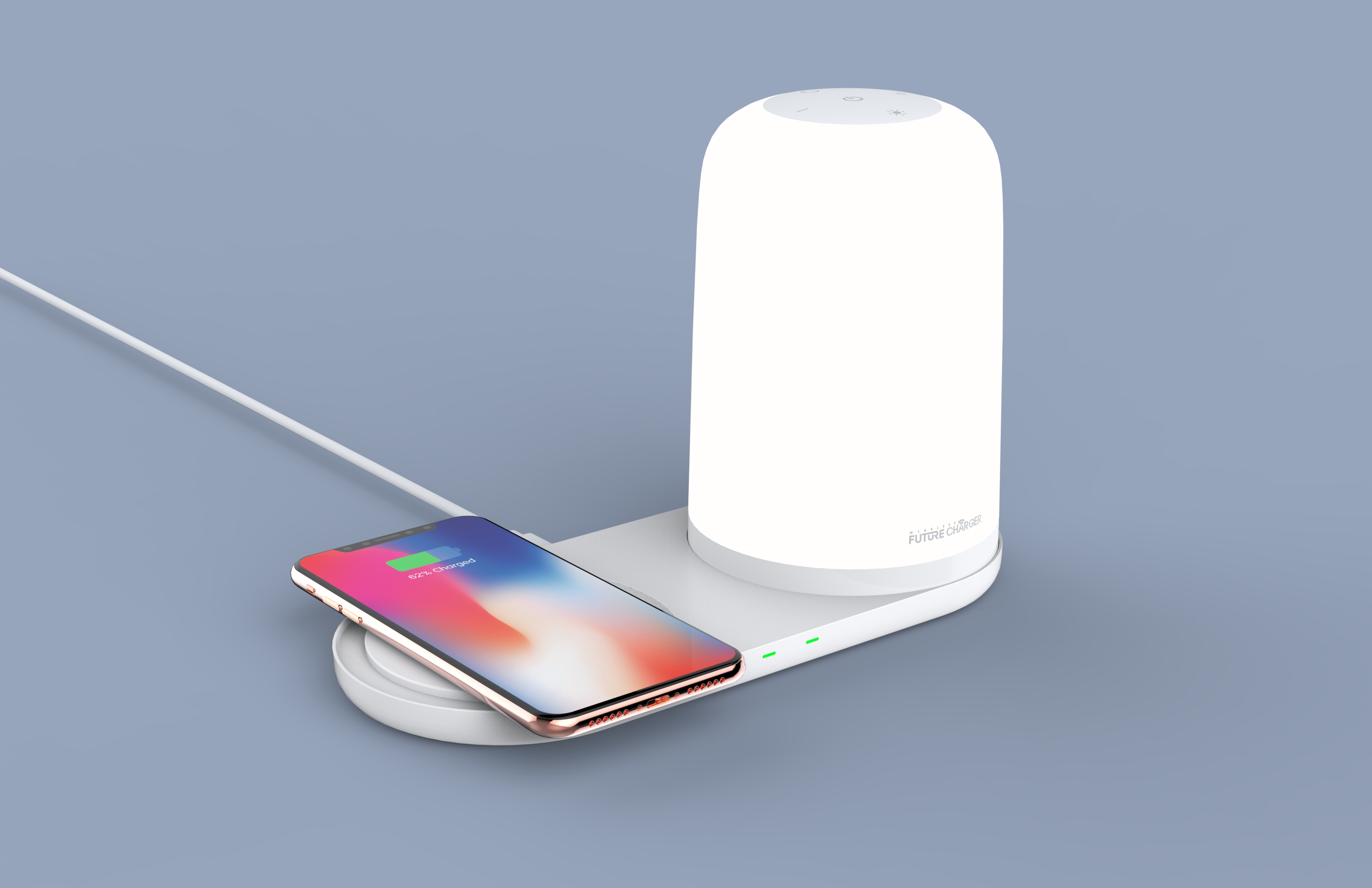 Night light wireless charging，