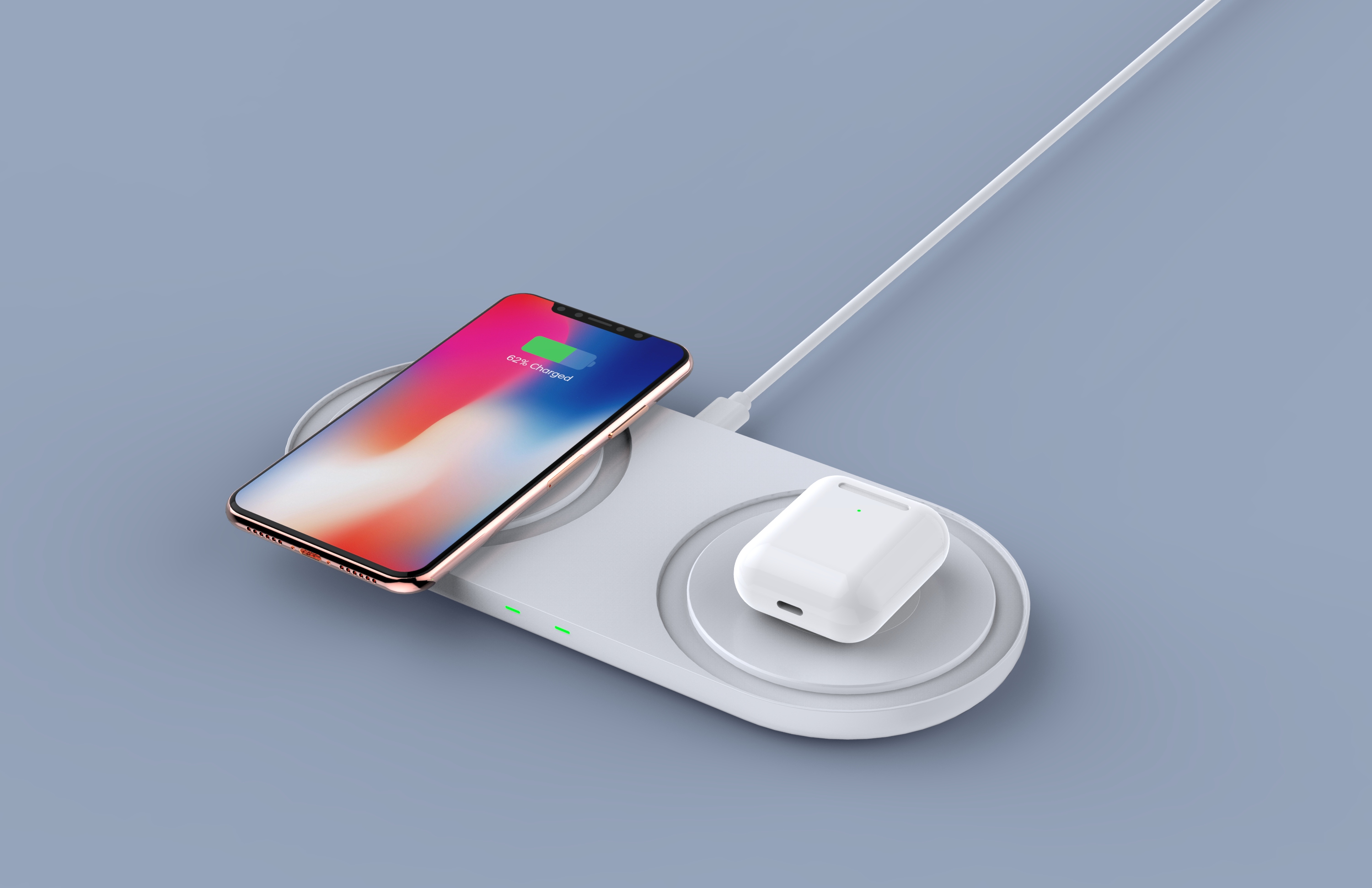 Night light wireless charging，