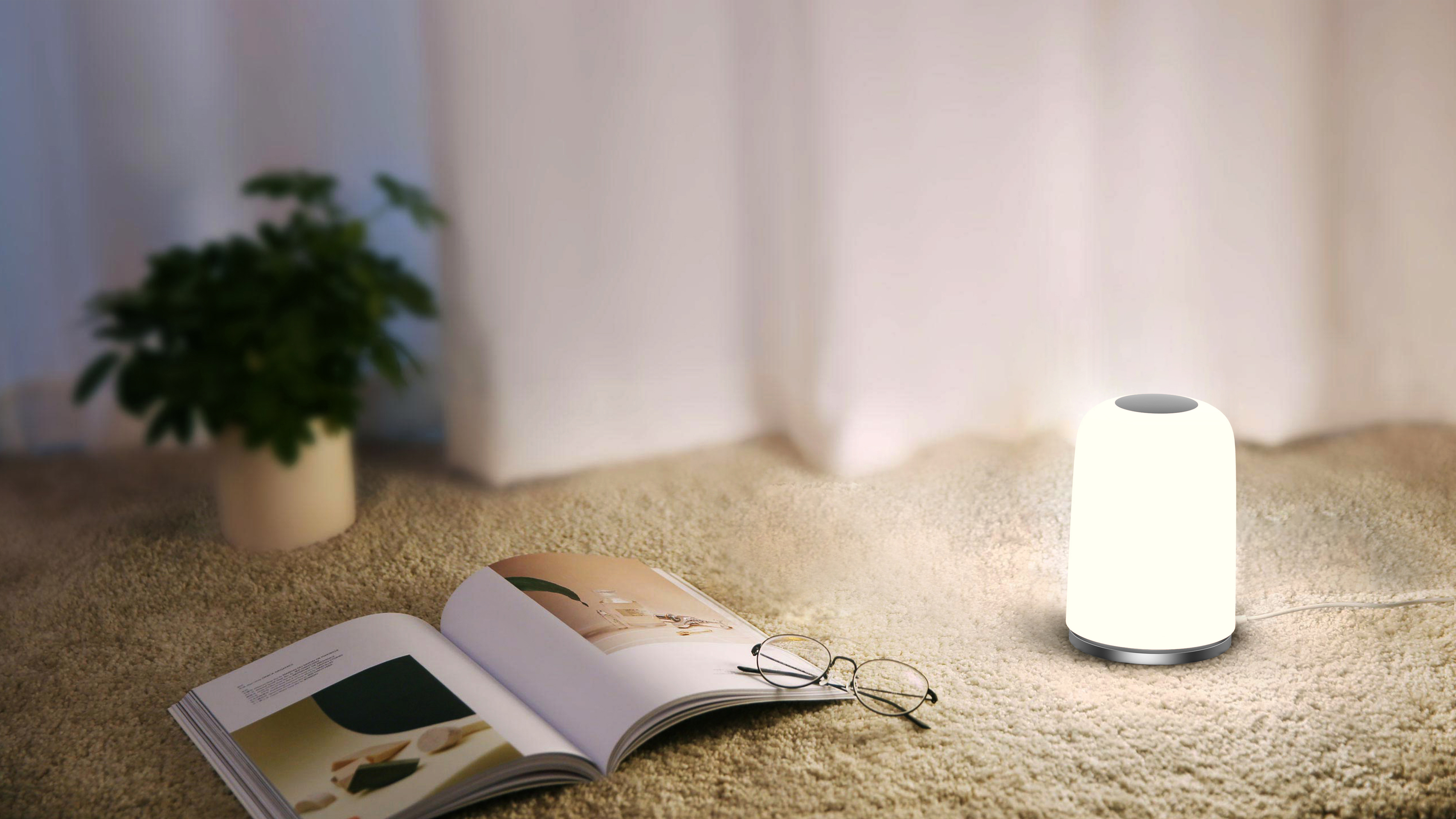 Night light wireless charging，