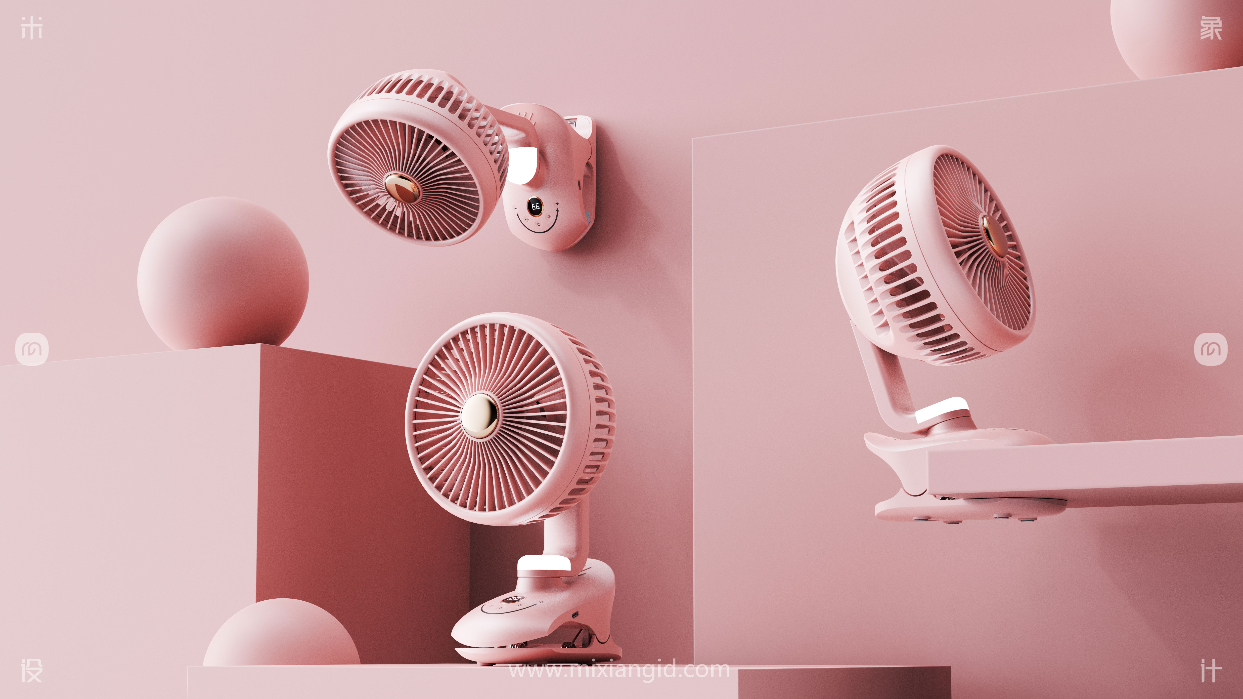 Fan，Desktop fan，Wall-mounted fan，Small fan，small home appliances，