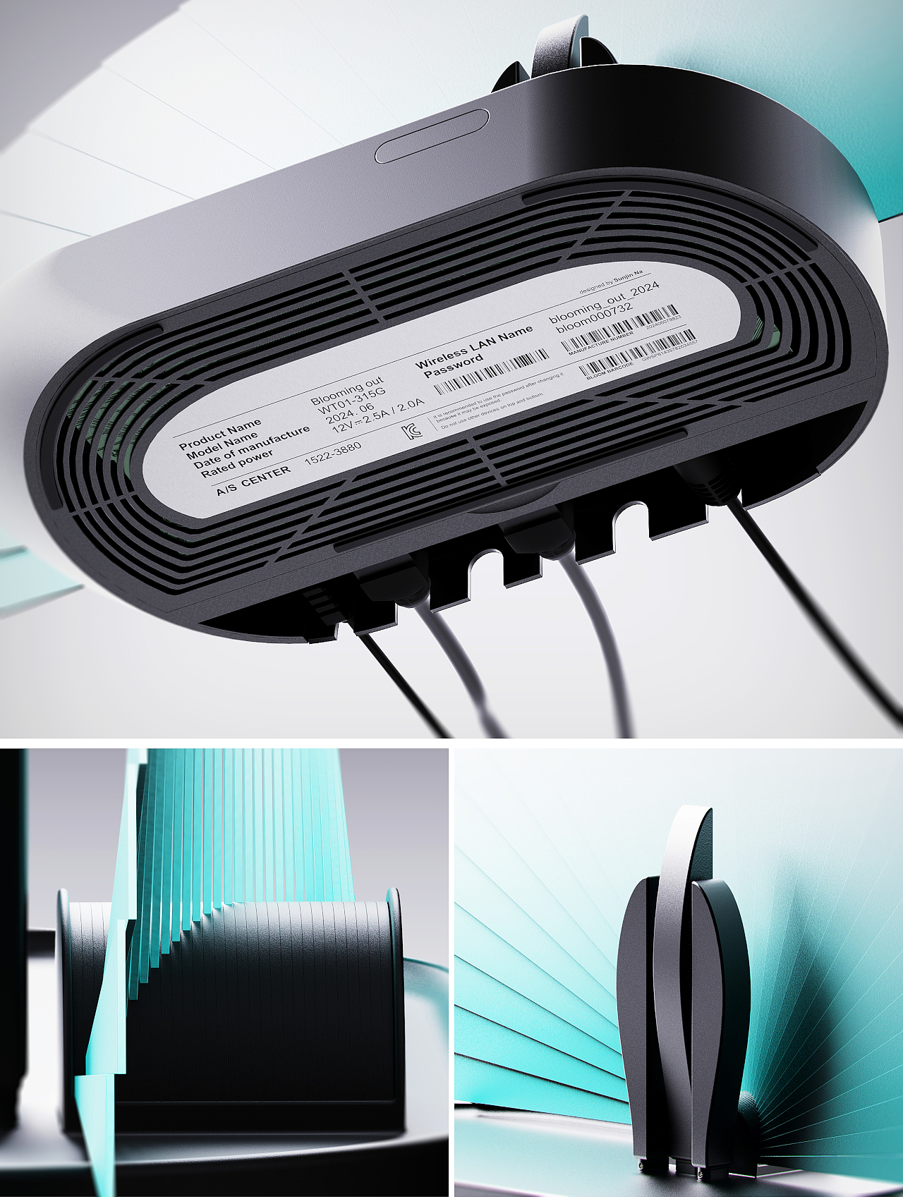 Blooming Out，Router，conceptual design，electronic product，