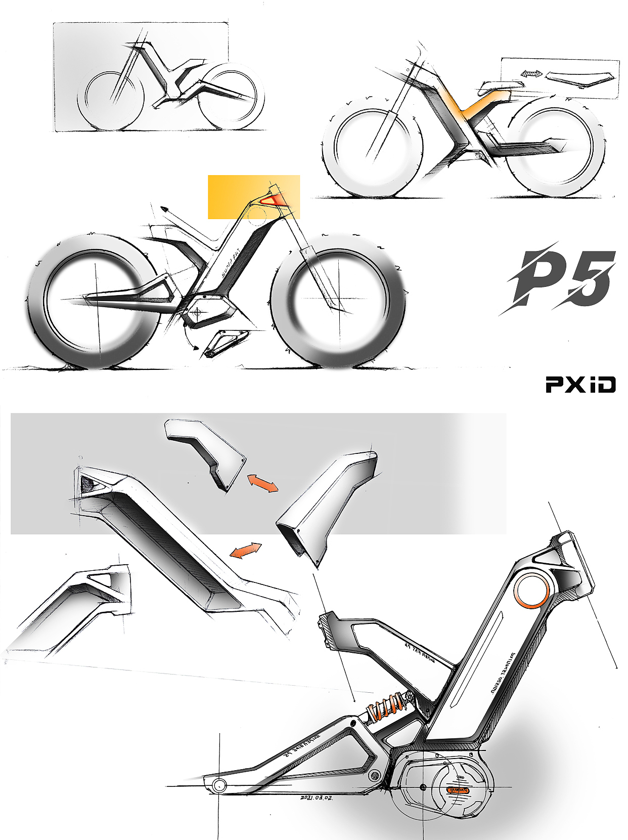 product design，ODM Services，industrial design，Two-wheel vehicle design，