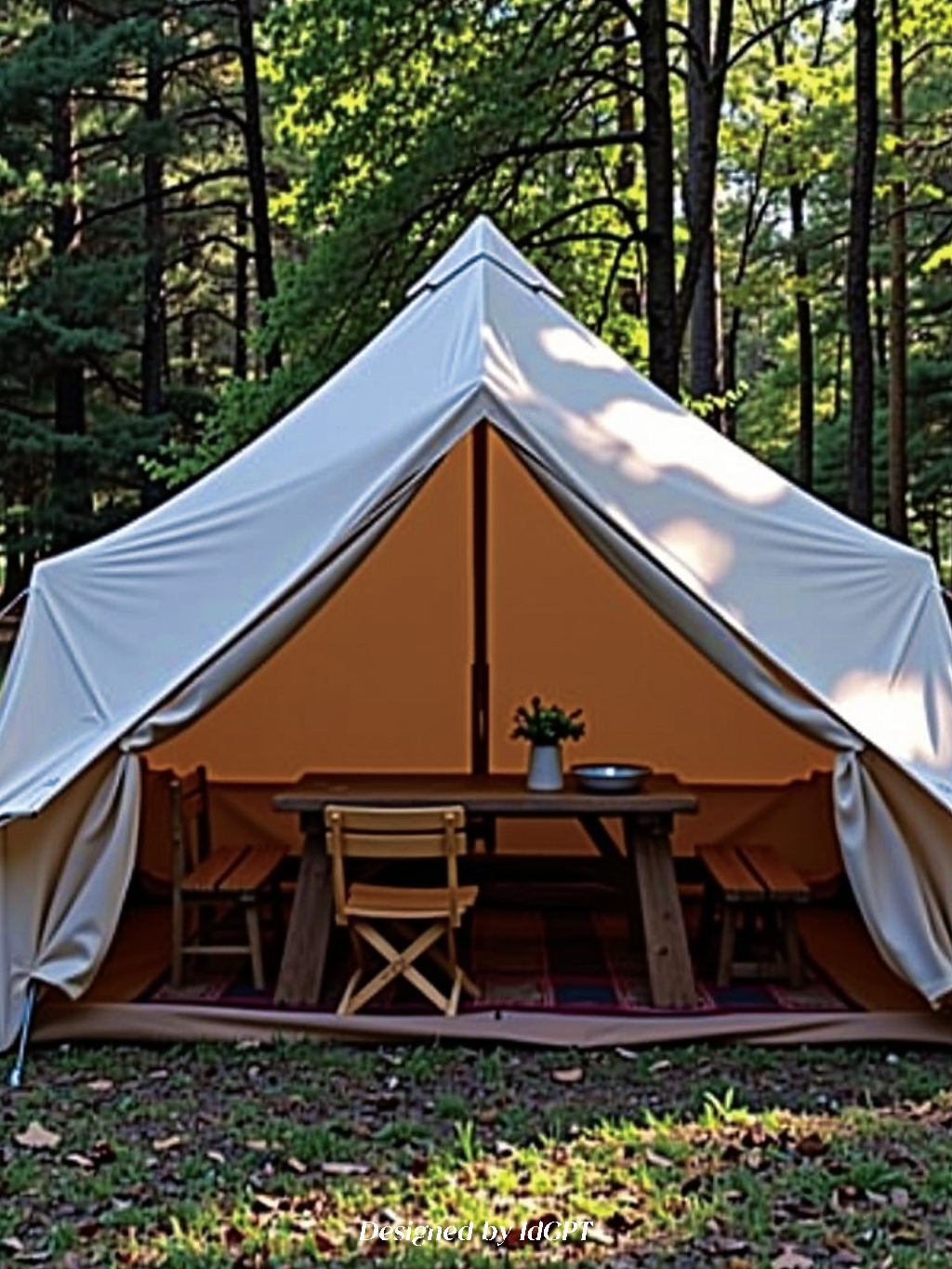 AIGC, AI, Outdoor, Tent，