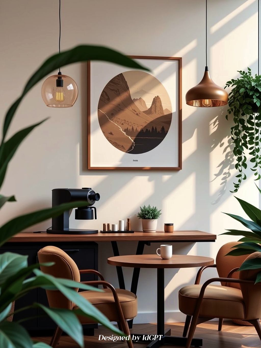 AIGC, AI, Home, Design, Coffee Corner，