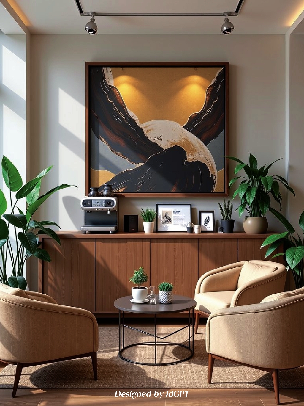 AIGC, AI, Home, Design, Coffee Corner，