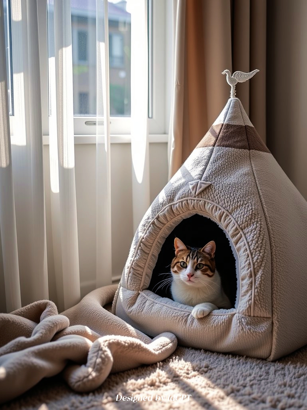 AIGC, AI, Pet Supplies, Cat Nest，