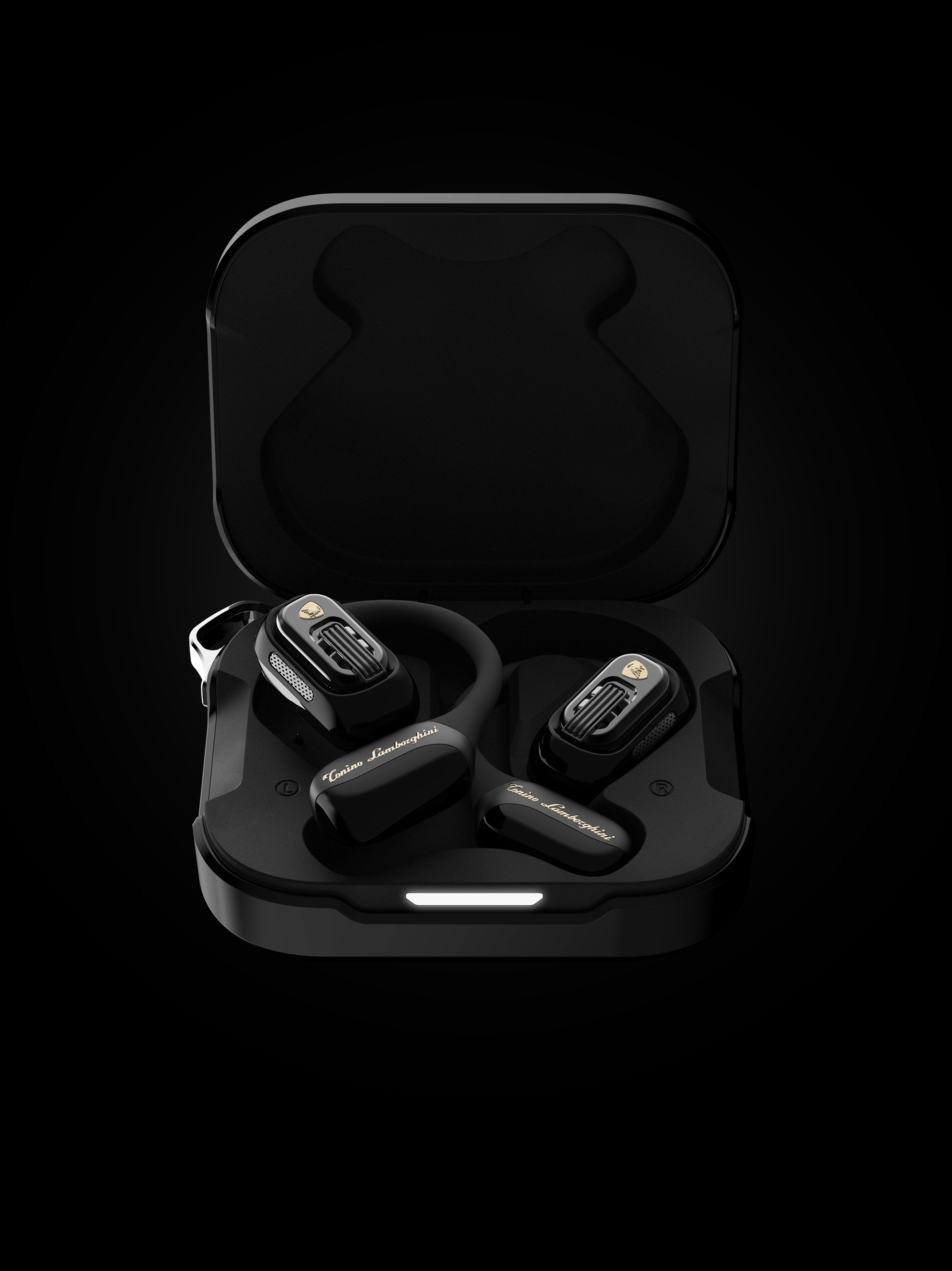 3C products，dmooster，Big Monster，Lamborghini，Bluetooth headset，industrial design，jointly，Render，