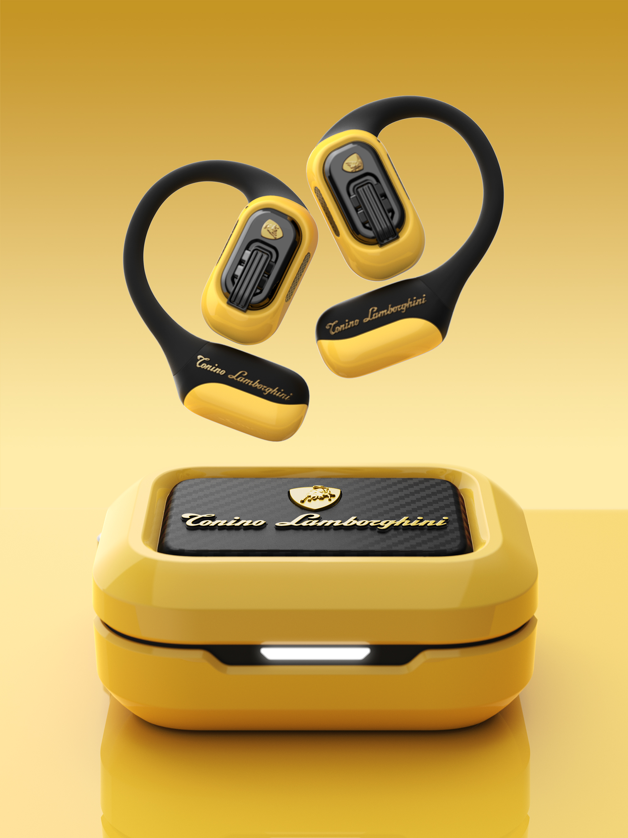 3C products，dmooster，Big Monster，Lamborghini，Bluetooth headset，industrial design，jointly，Render，