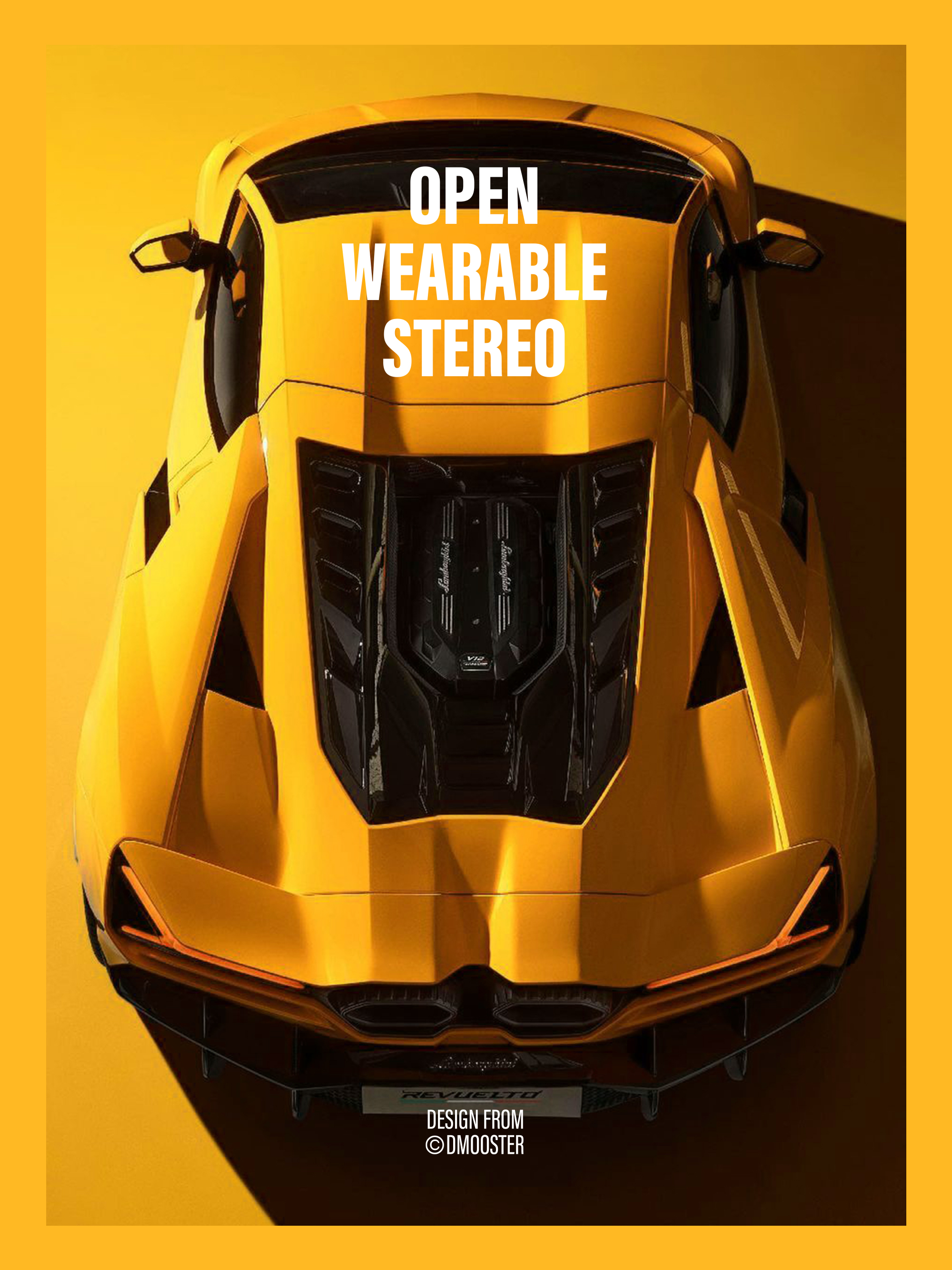 3C products，dmooster，Big Monster，Lamborghini，Bluetooth headset，industrial design，jointly，Render，