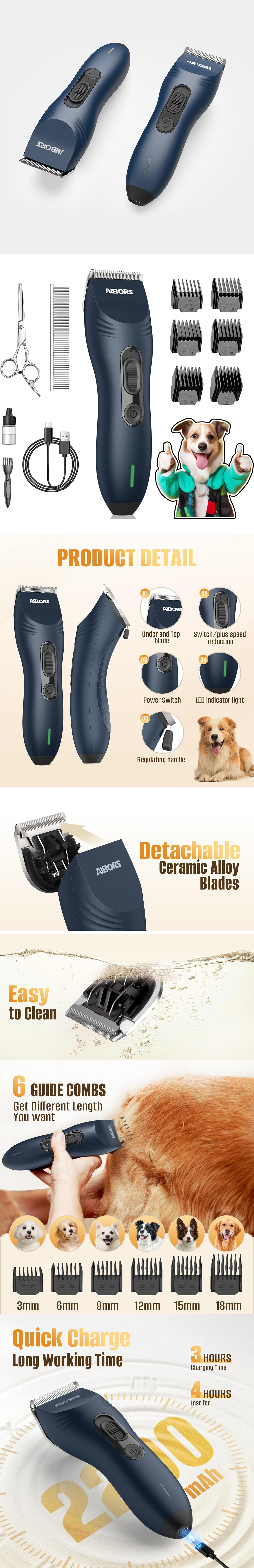 Electric clipper/pet electric clipper/hair clipper，