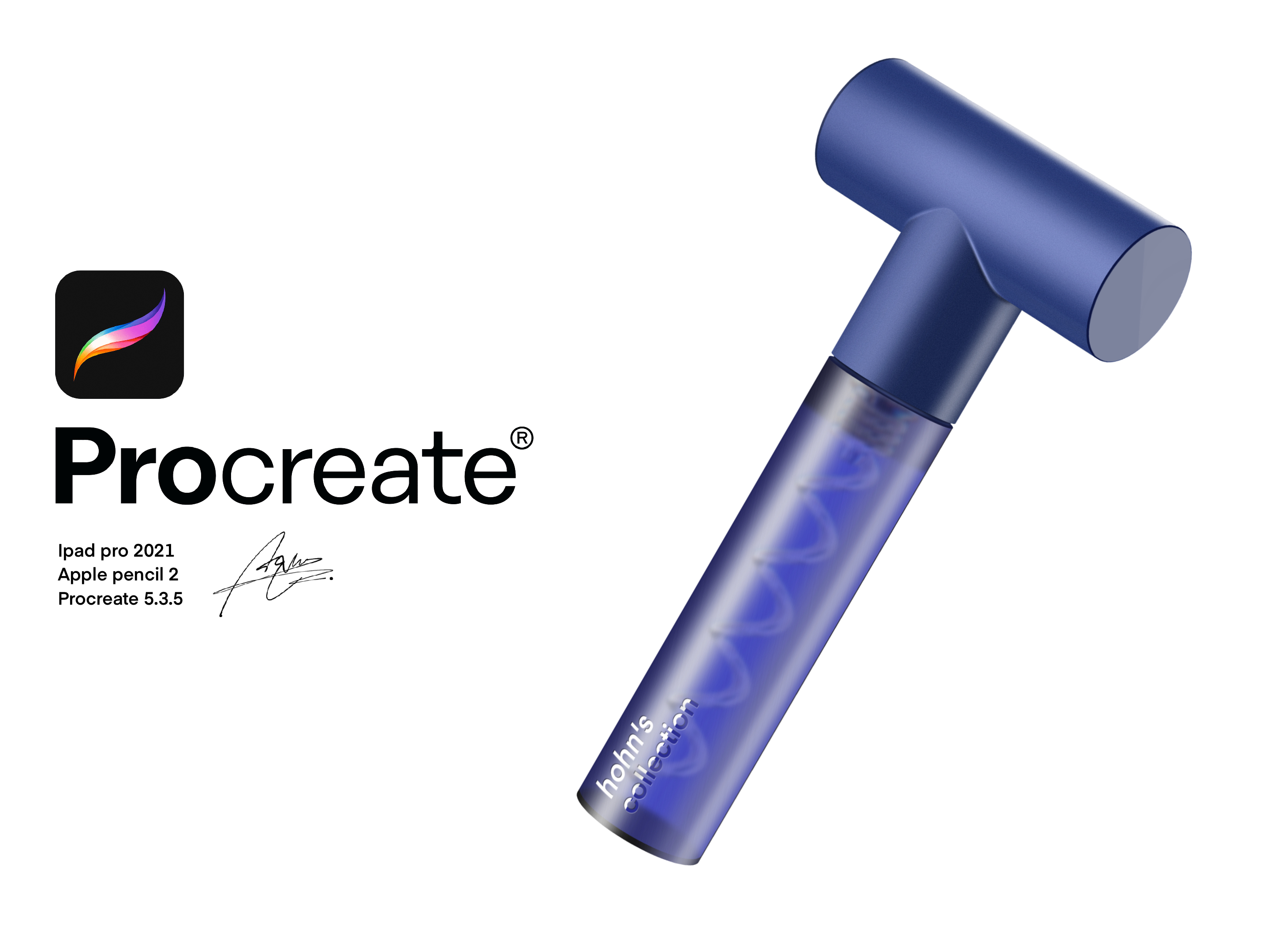 industrial design，Ubee ，Procreate，