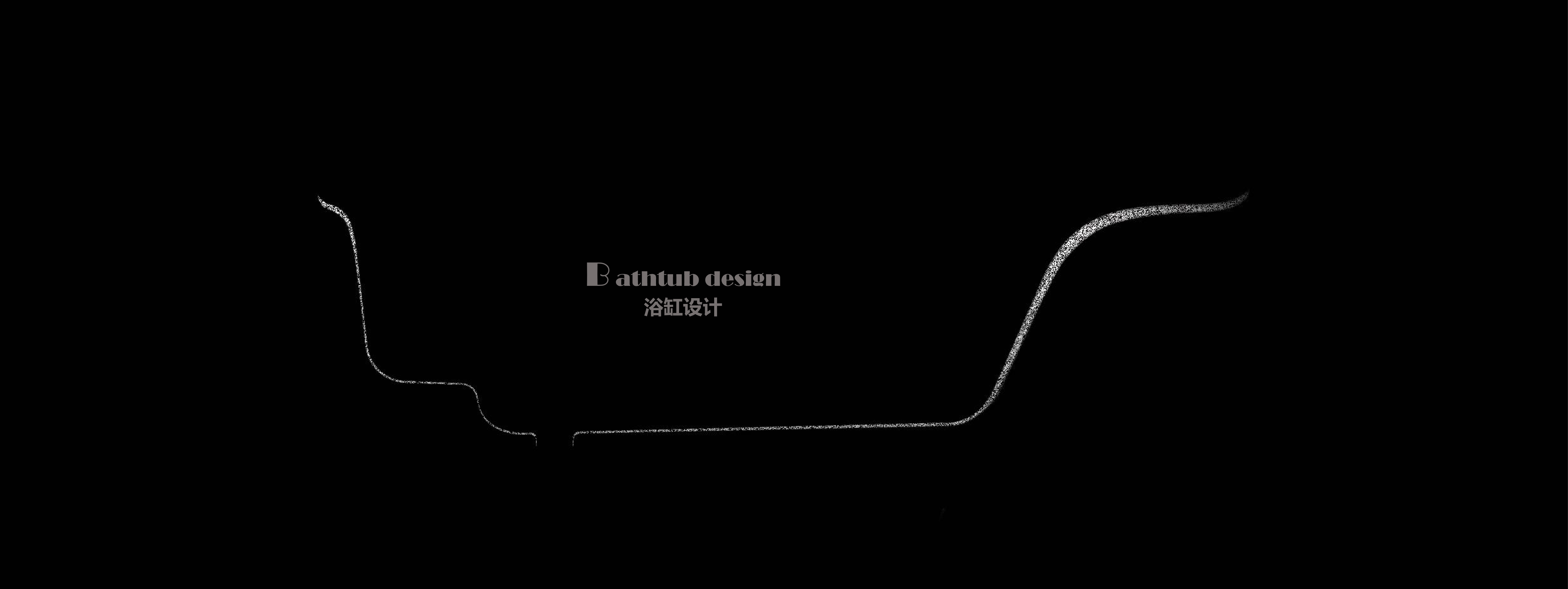 bathtub，man-machine surface，Practical and beautiful，hyperbolic design language，