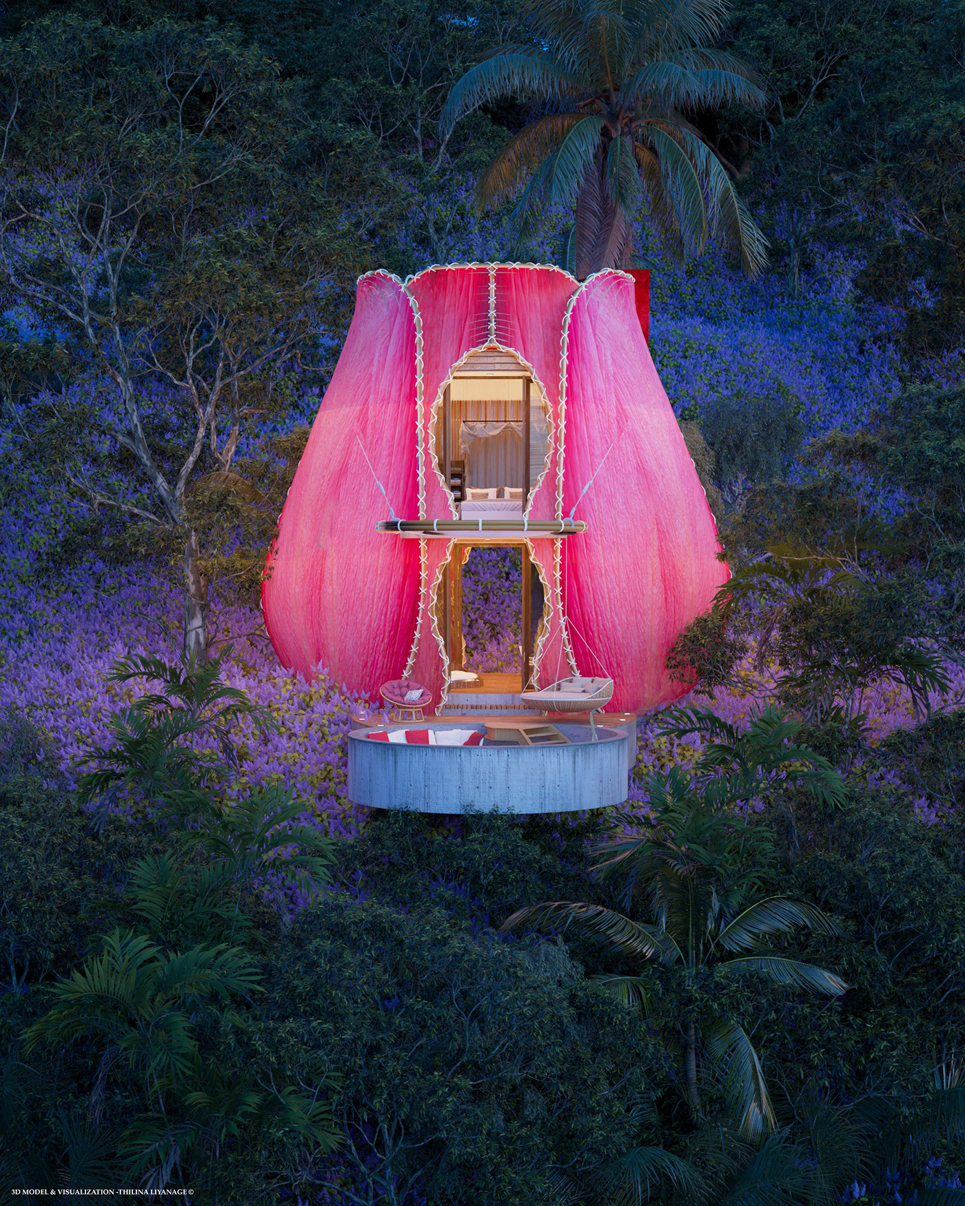 Balinese Villa -Rose，villa，Architecture，environmental design，