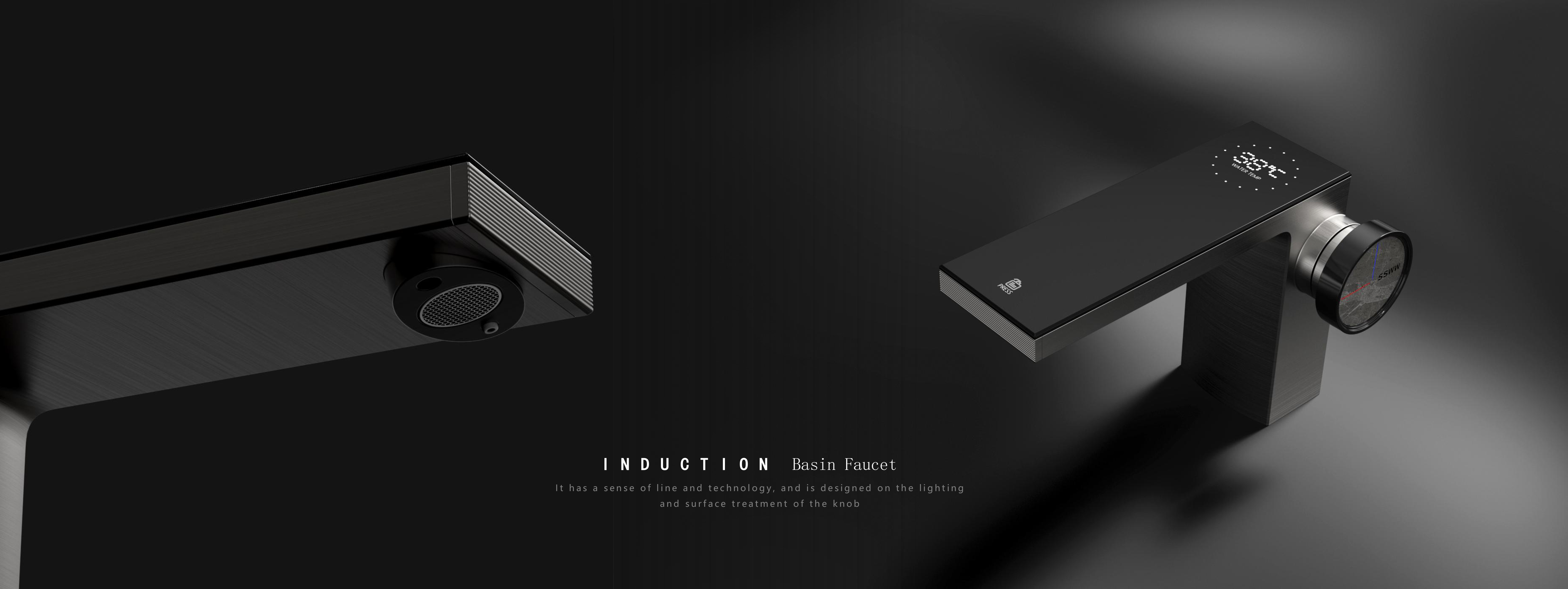 Faucet，Induced water outlet，Induction to soap，Digital temperature display，